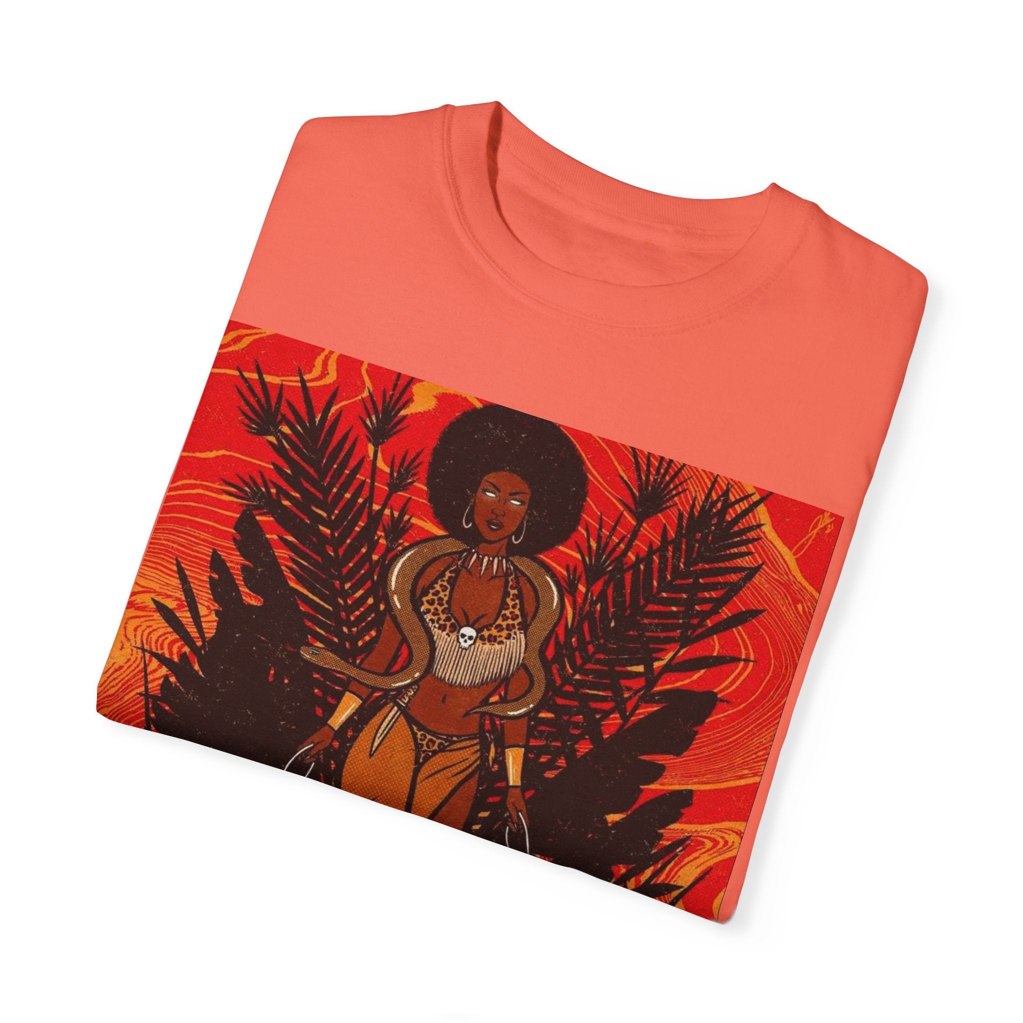Bold Jungle Goddess Unisex T-Shirt | Vibrant Graphic Tee