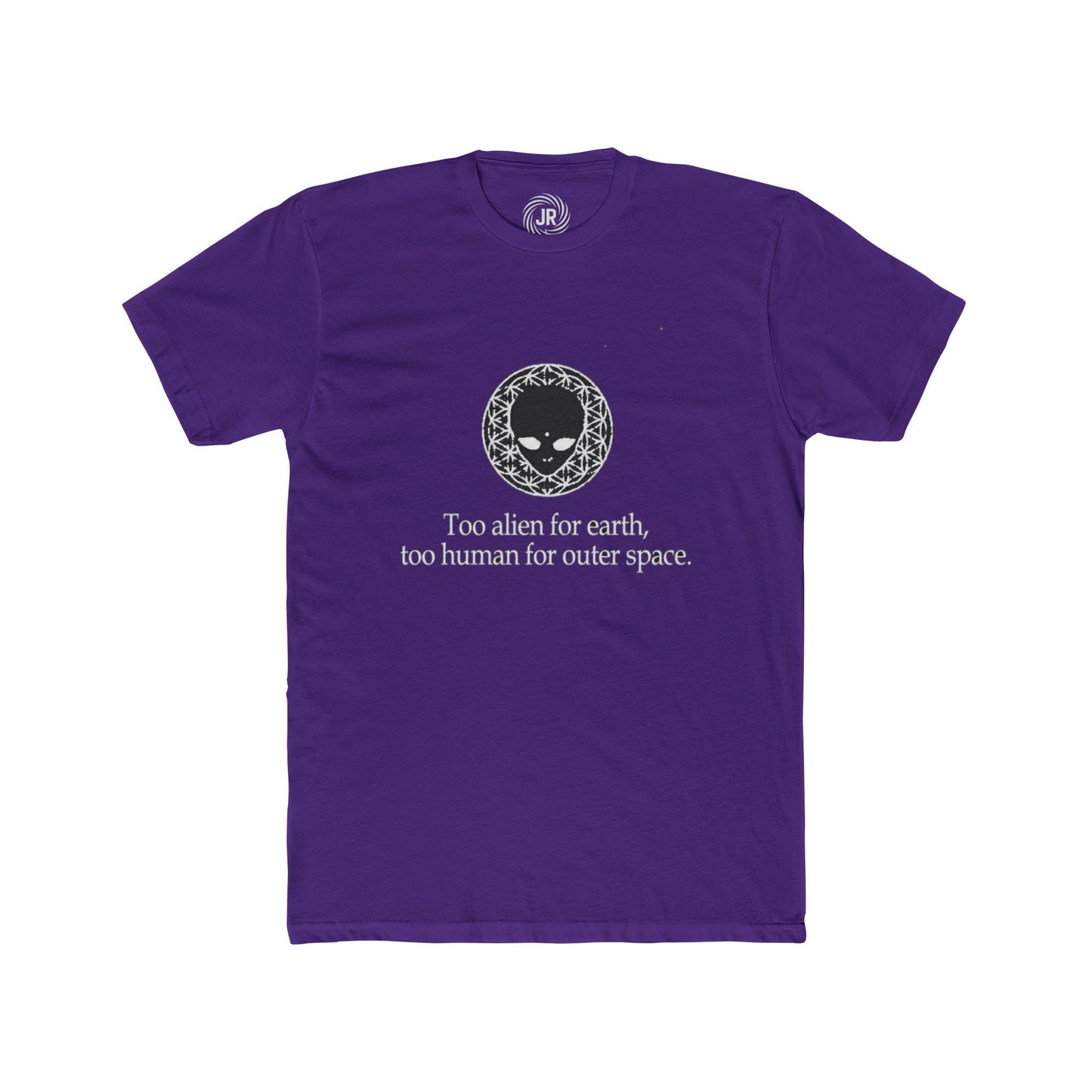 Unisex Alien Graphic Tee - Too Alien for Earth, Space Lovers, Sci-Fi Fans, Casual Outfit, Gift for Nerds, Graphic T-Shirt