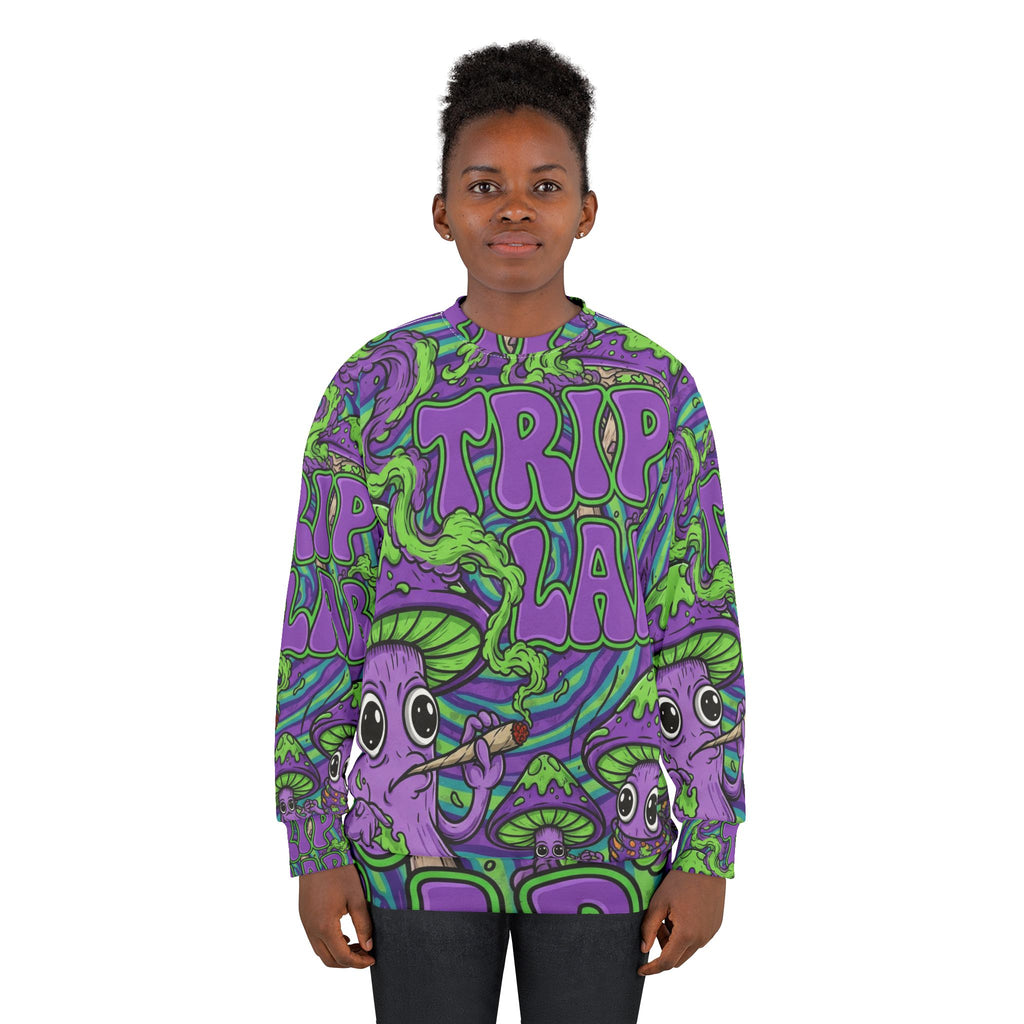 Trip Lab  high mushrooms Sweatshirt (AOP)