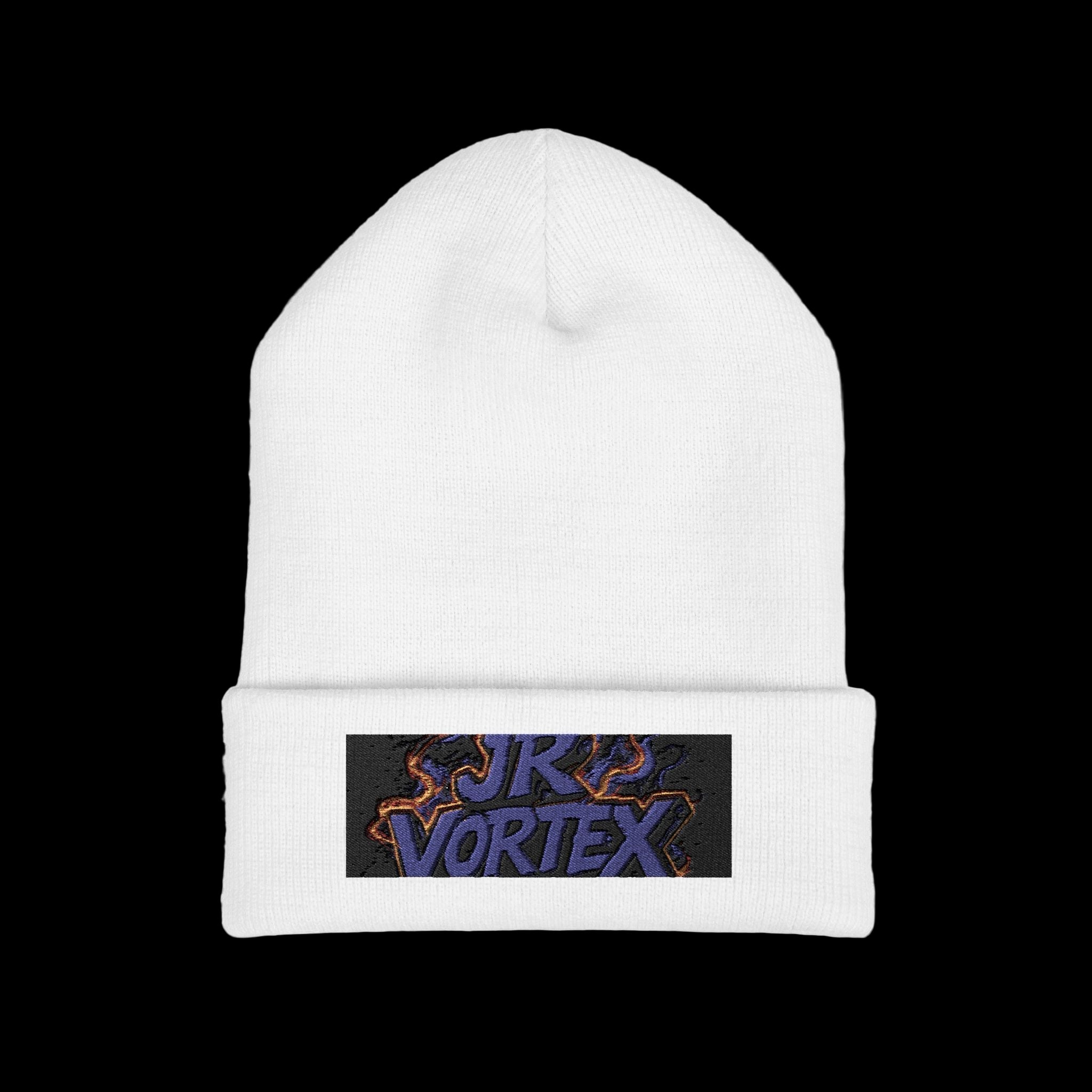 Beanie Hat Embroidered with JR Vortex Design