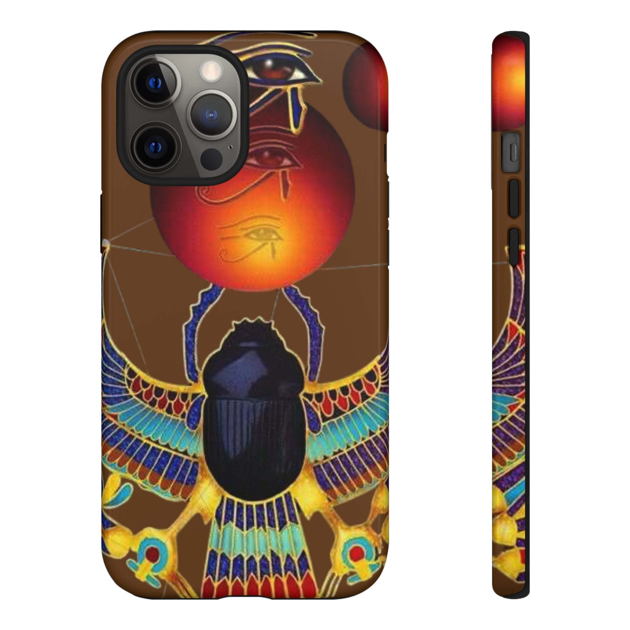 Egyptian Scarab Phone Case | Tough Cases for Unique Style, Protective Cases, Artistic Phone Covers, Gifts for Art Lovers