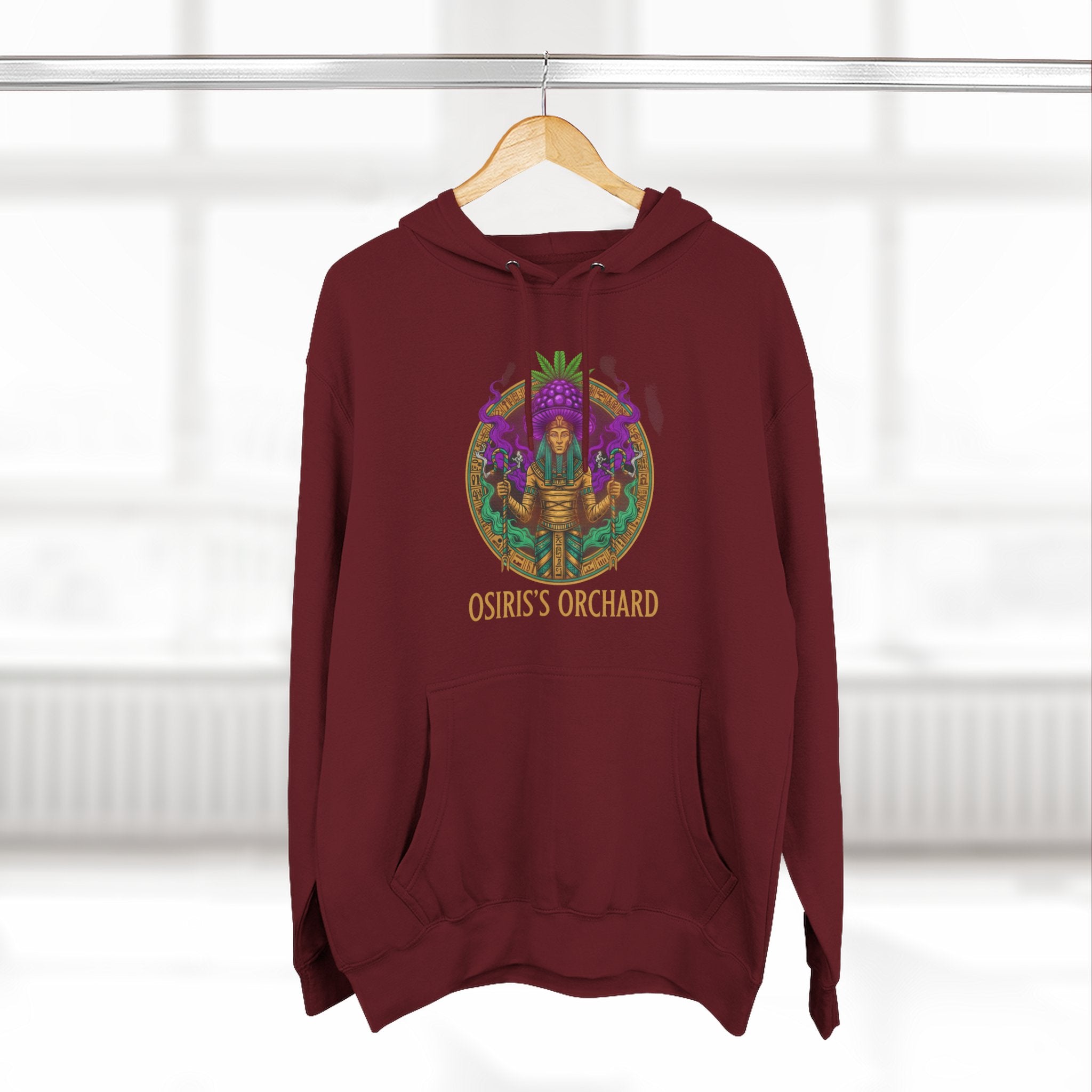 Osiris's Orchard Hoodie – Egyptian Mythology Graphic Pullover