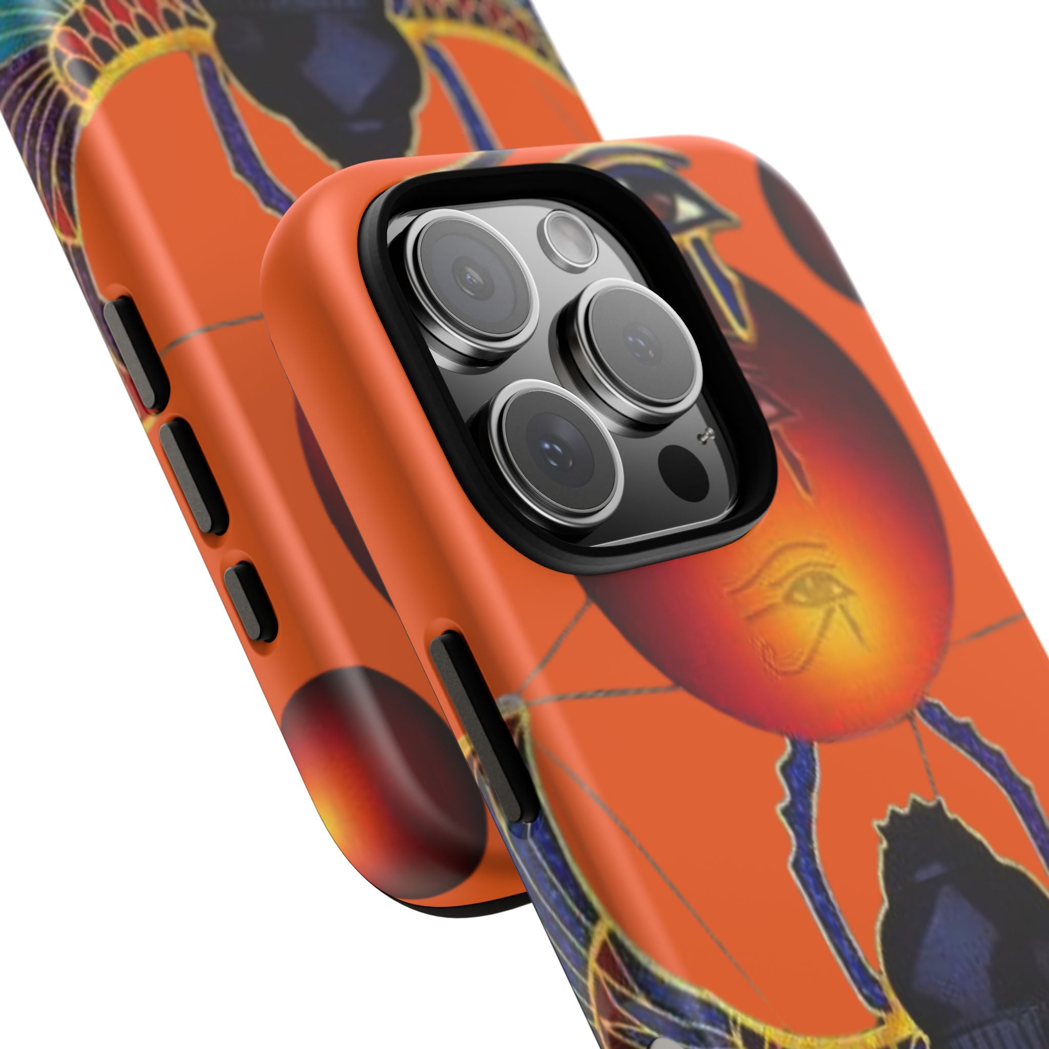 Egyptian-Inspired Phone Case, Tough Phone Cover, Unique Protective Case, Gift for Her, Vibrant Egyptian Art