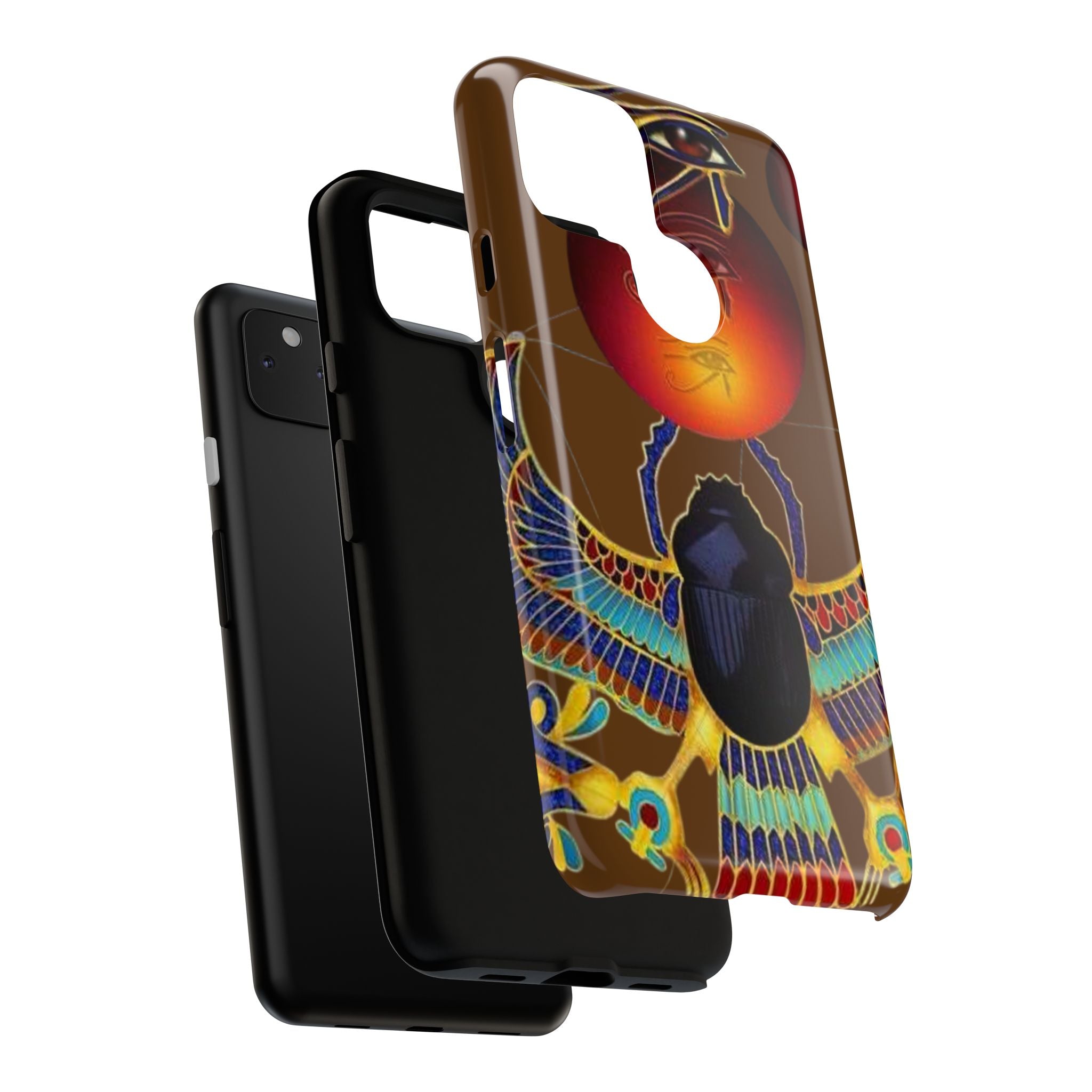 Egyptian Scarab Phone Case | Tough Cases for Unique Style, Protective Cases, Artistic Phone Covers, Gifts for Art Lovers