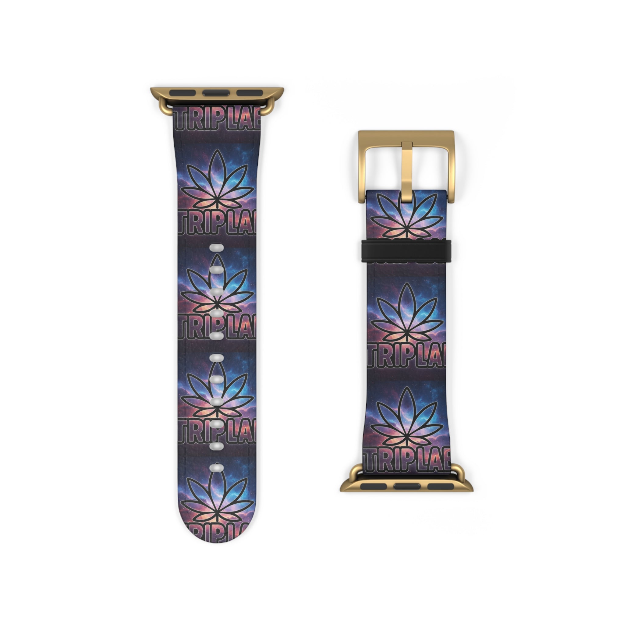 Fireworks Lotus Watch Band — Floral Galaxy Apple Watch Strap