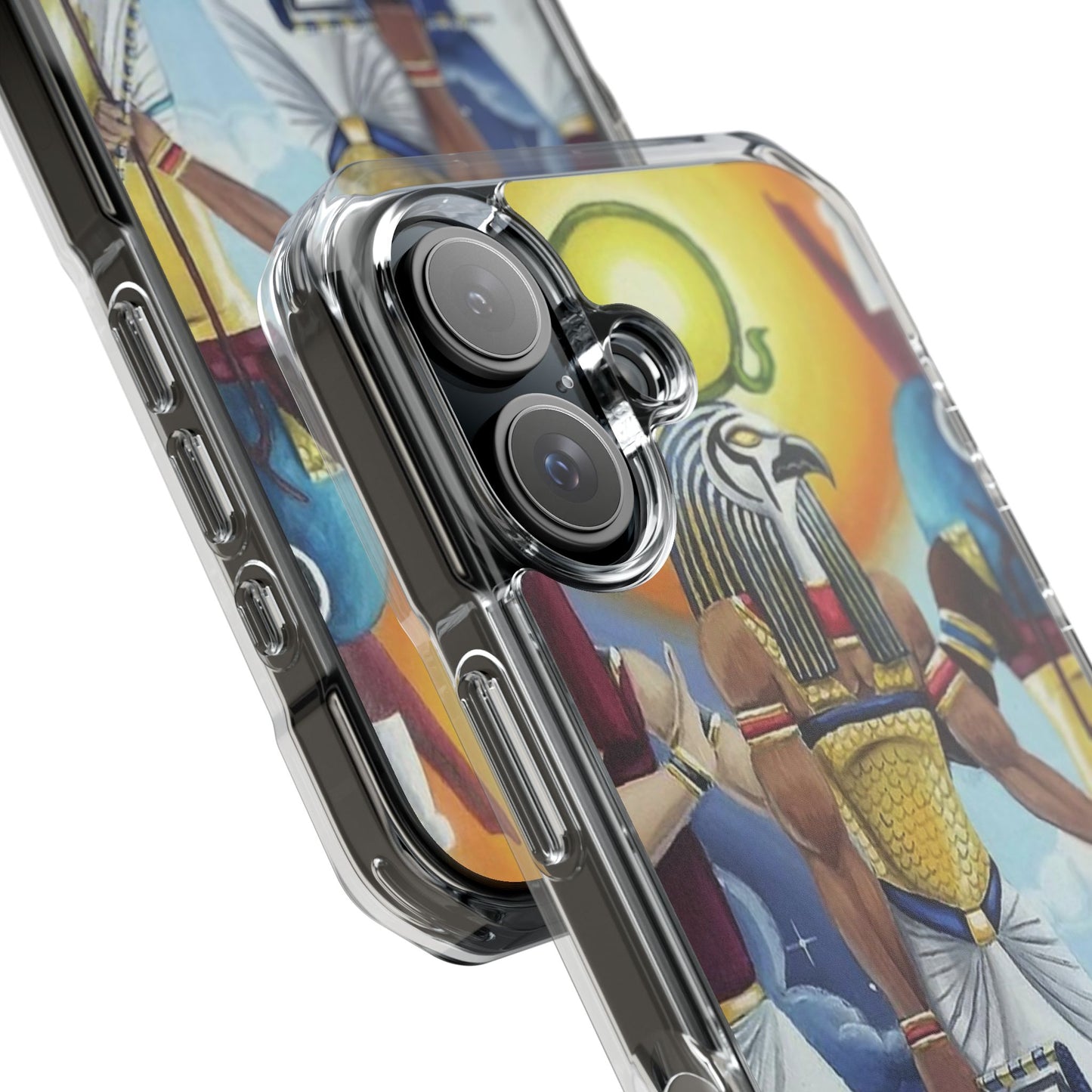 Egyptian Art Phone Case - Magnetic Clear Impact Case for Stylish Protection