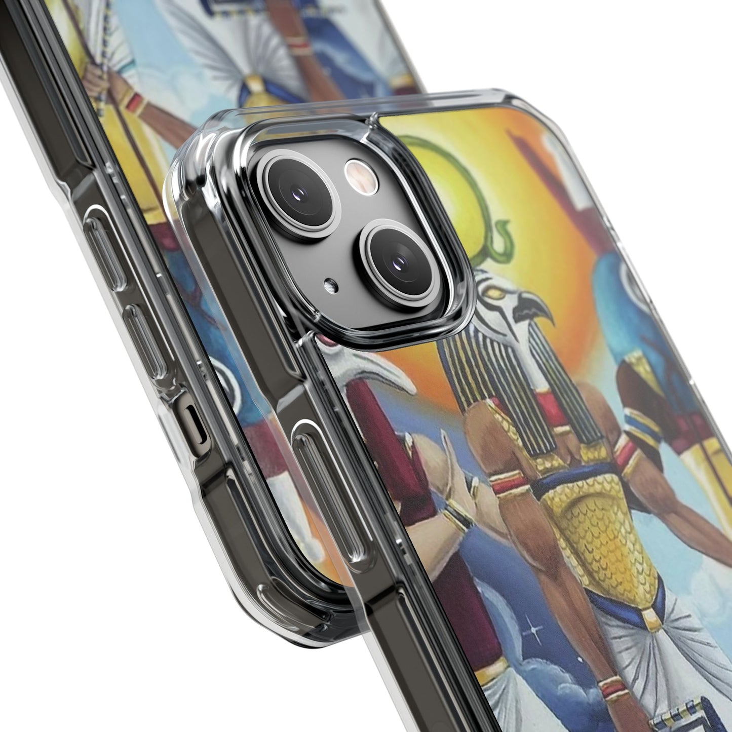 Egyptian Art Phone Case - Magnetic Clear Impact Case for Stylish Protection