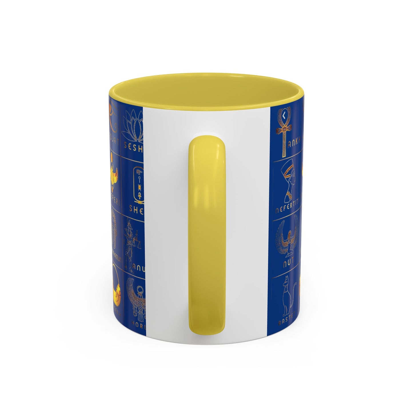 Egyptian Themed Mug, Colorful Coffee Cup, Unique Gift for Her, Art Print Mug, Home Decor, Office Tumbler, Coffee Lover Gift