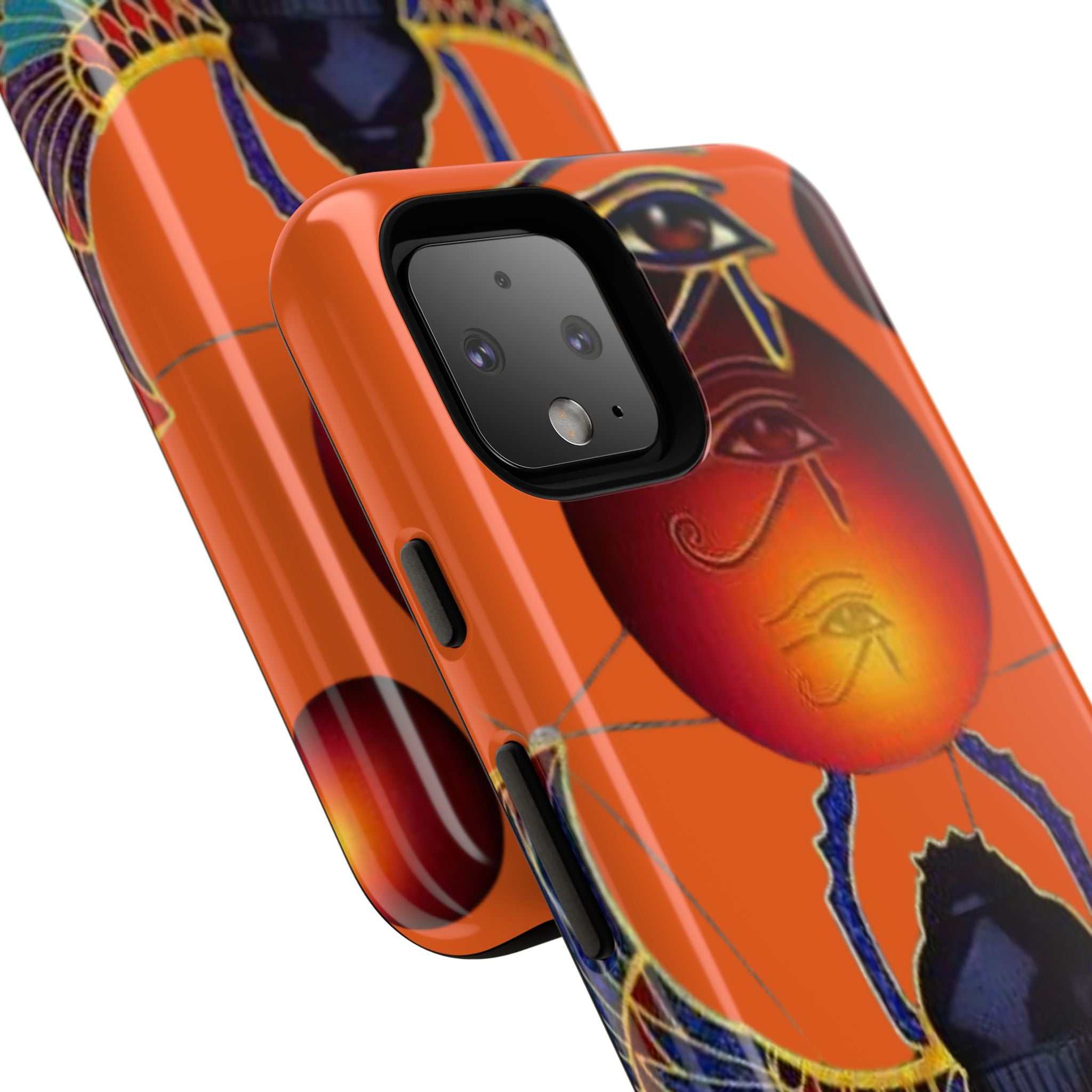 Egyptian-Inspired Phone Case, Tough Phone Cover, Unique Protective Case, Gift for Her, Vibrant Egyptian Art