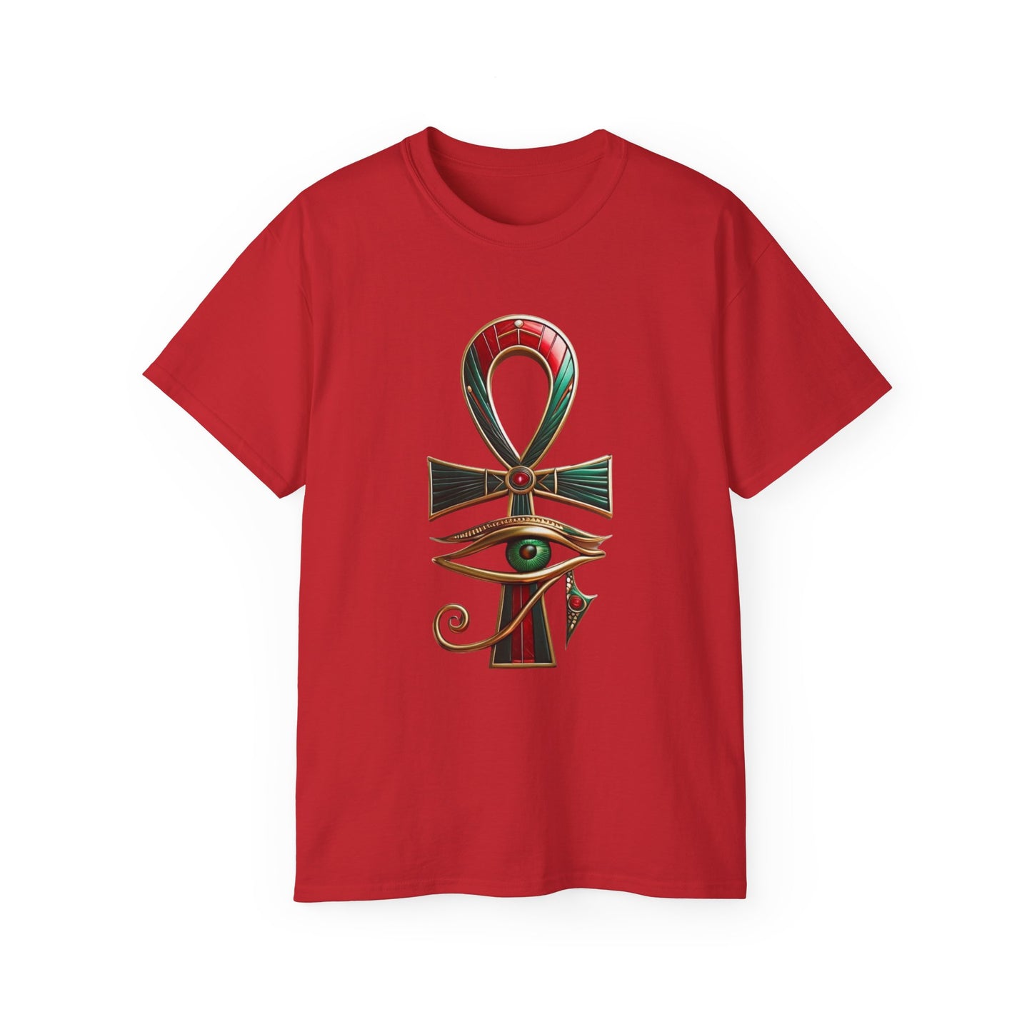 Vintage Egyptian Symbol Tee, Casual Unisex Shirt, Gifts for Historians, Unique Statement Tee, Festival Wear