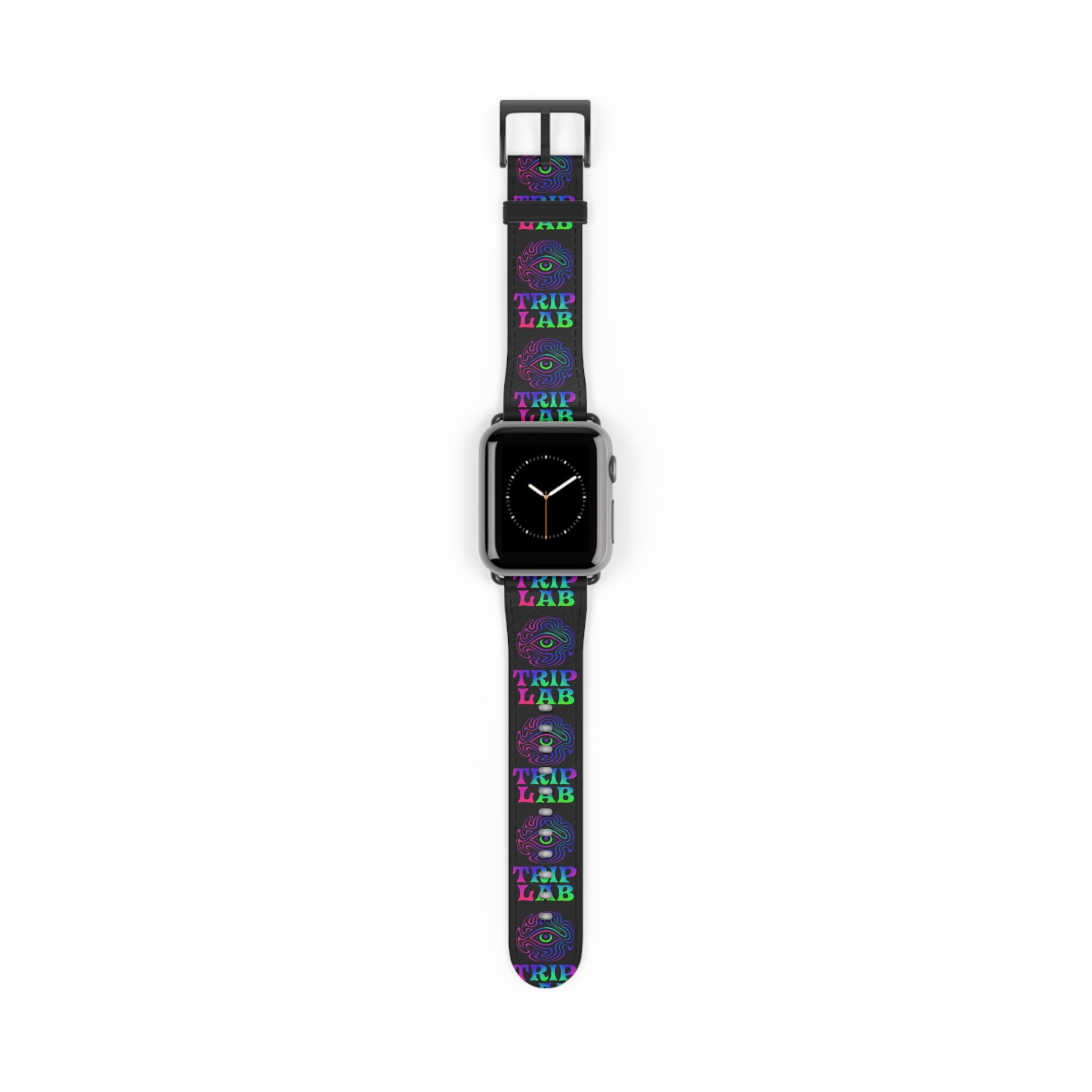 Psychedelic Watch Band for Creative Souls, Colorful Wrist Accessory, Unique Gift for Festivals, Trendy Tech Accessories, Fitness Motivation