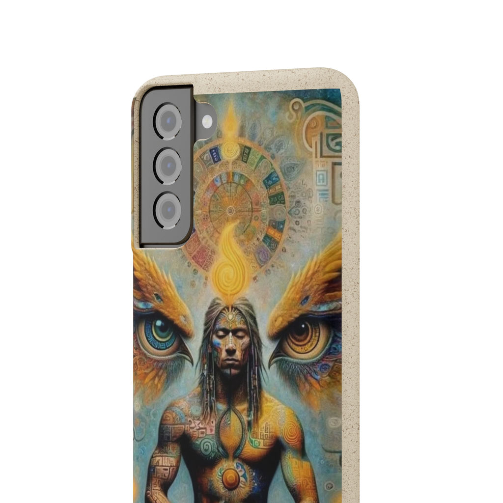 Eco-Friendly Biodegradable Phone Case with Spiritual Design