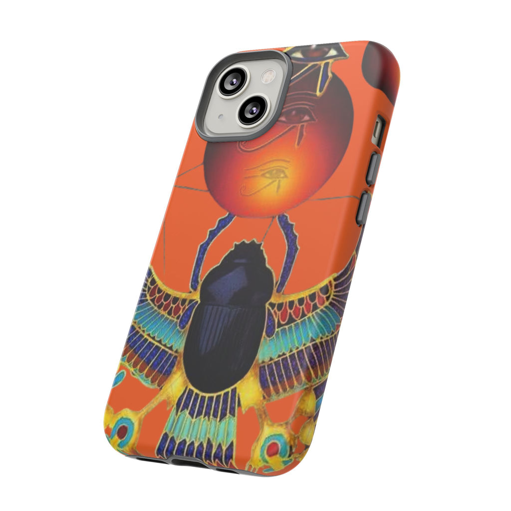 Egyptian-Inspired Phone Case, Tough Phone Cover, Unique Protective Case, Gift for Her, Vibrant Egyptian Art