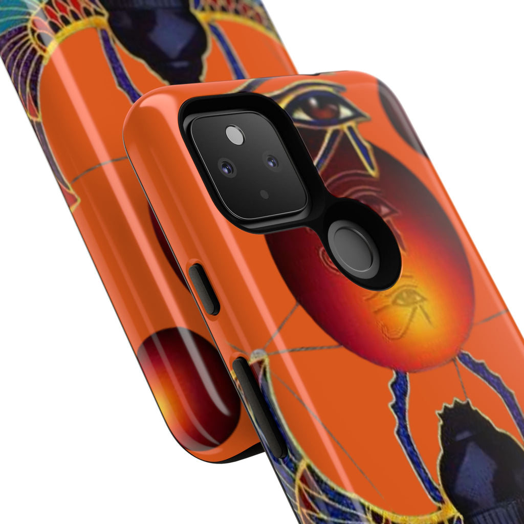 Egyptian-Inspired Phone Case, Tough Phone Cover, Unique Protective Case, Gift for Her, Vibrant Egyptian Art