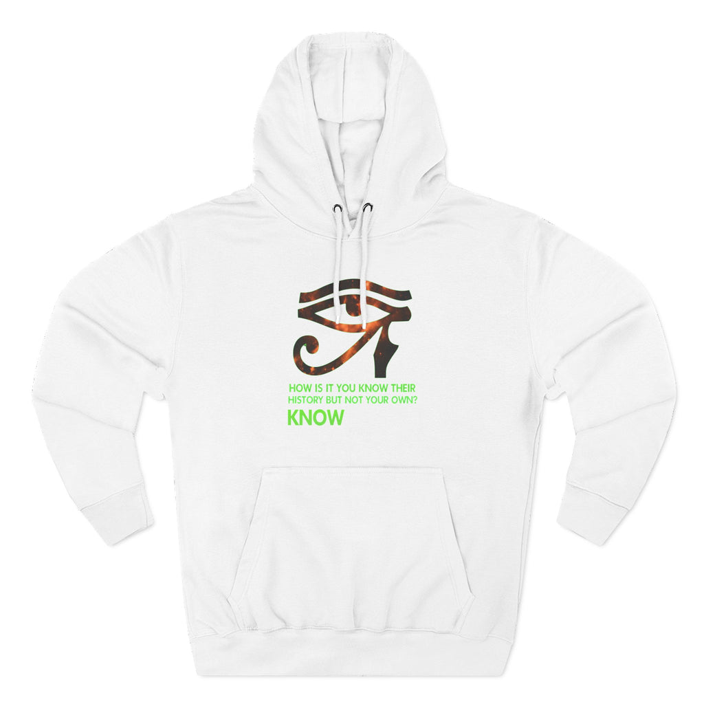 Three-Panel Fleece Hoodie