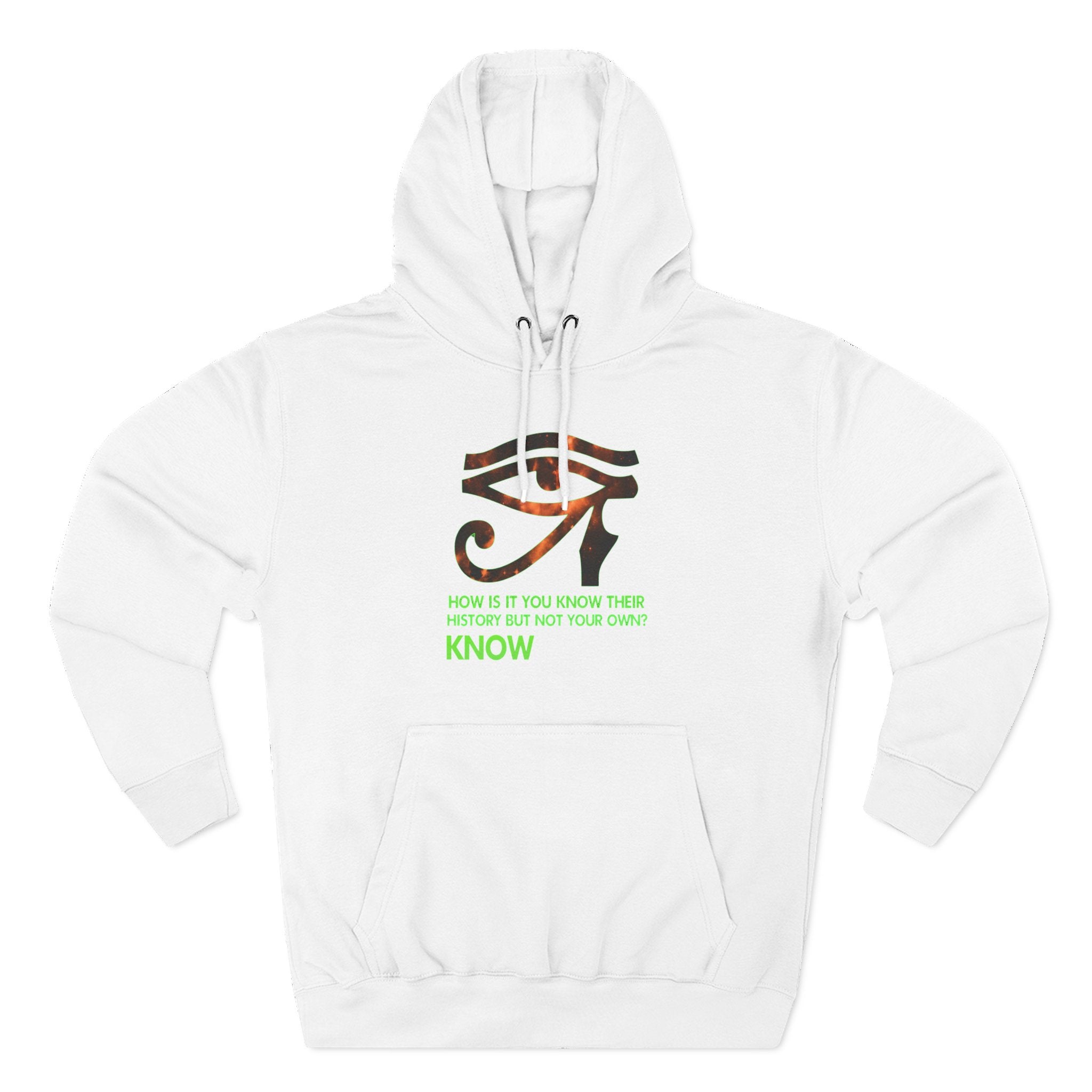 Three-Panel Fleece Hoodie
