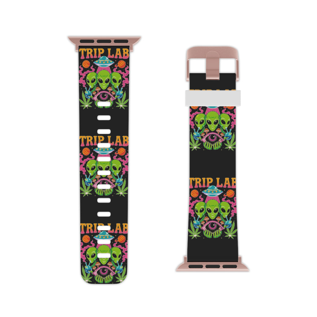 Vibrant Apple Watch Band - Festival Vibes, Trip Lab Design, Colorful Accessories for Music Lovers, Unique Gift Idea, Boho Style