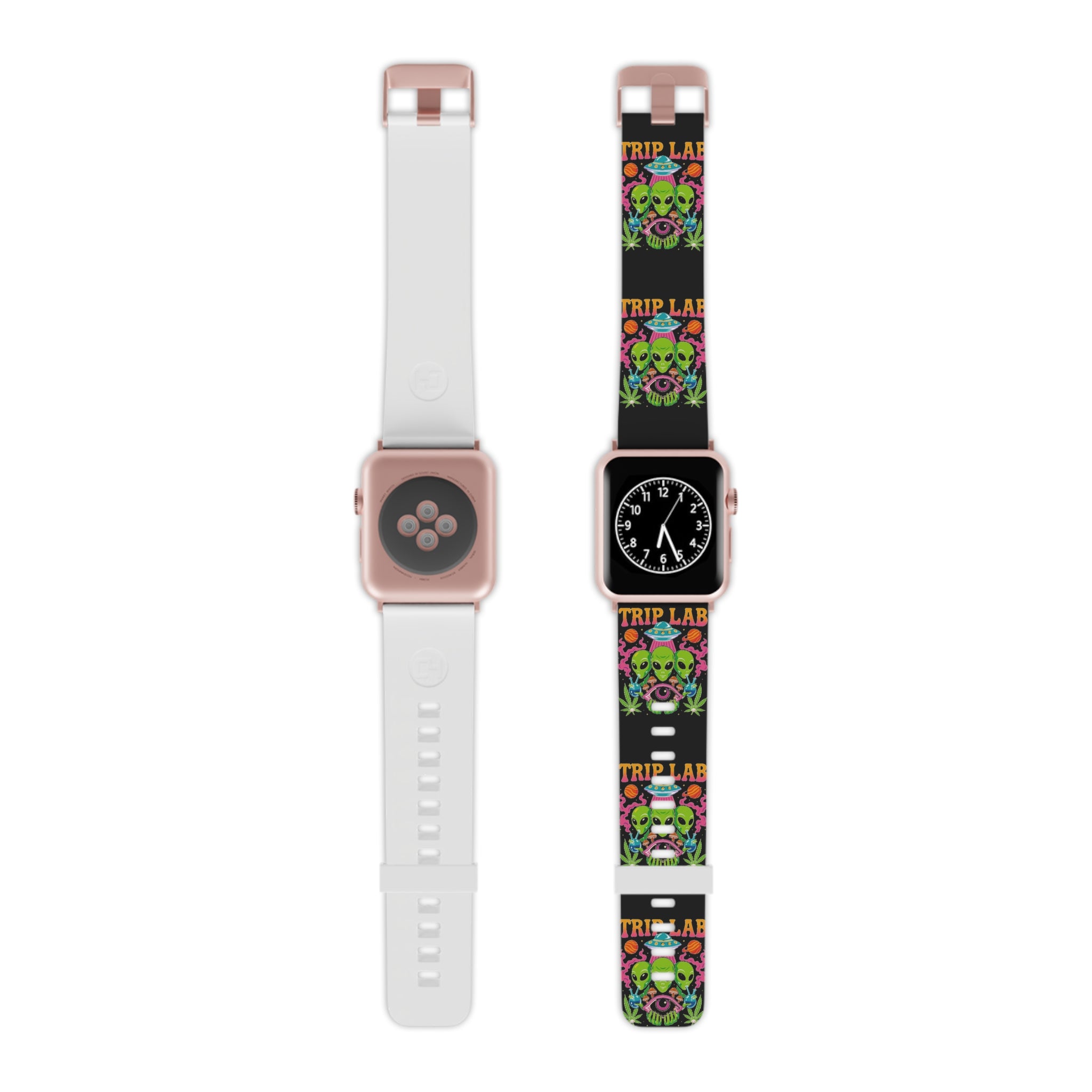 Vibrant Apple Watch Band - Festival Vibes, Trip Lab Design, Colorful Accessories for Music Lovers, Unique Gift Idea, Boho Style