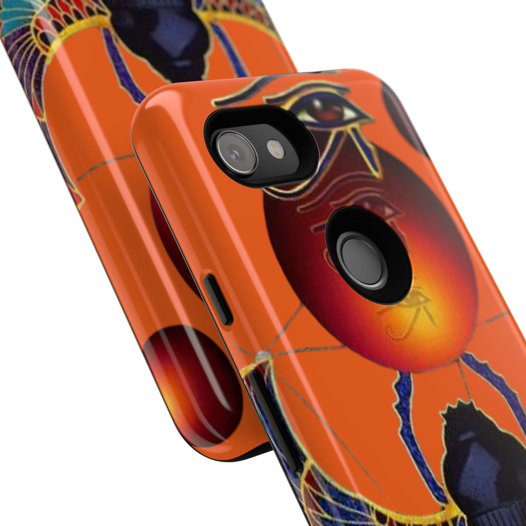 Egyptian-Inspired Phone Case, Tough Phone Cover, Unique Protective Case, Gift for Her, Vibrant Egyptian Art
