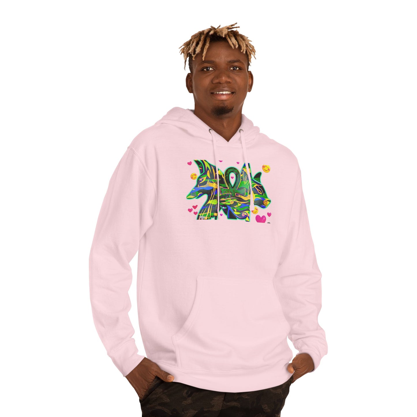 Vibrant Unisex Hooded Sweatshirt with Colorful Abstract Design, Cozy Streetwear, Gift for Art Lovers, Casual Wear, Trendy Style, [...]