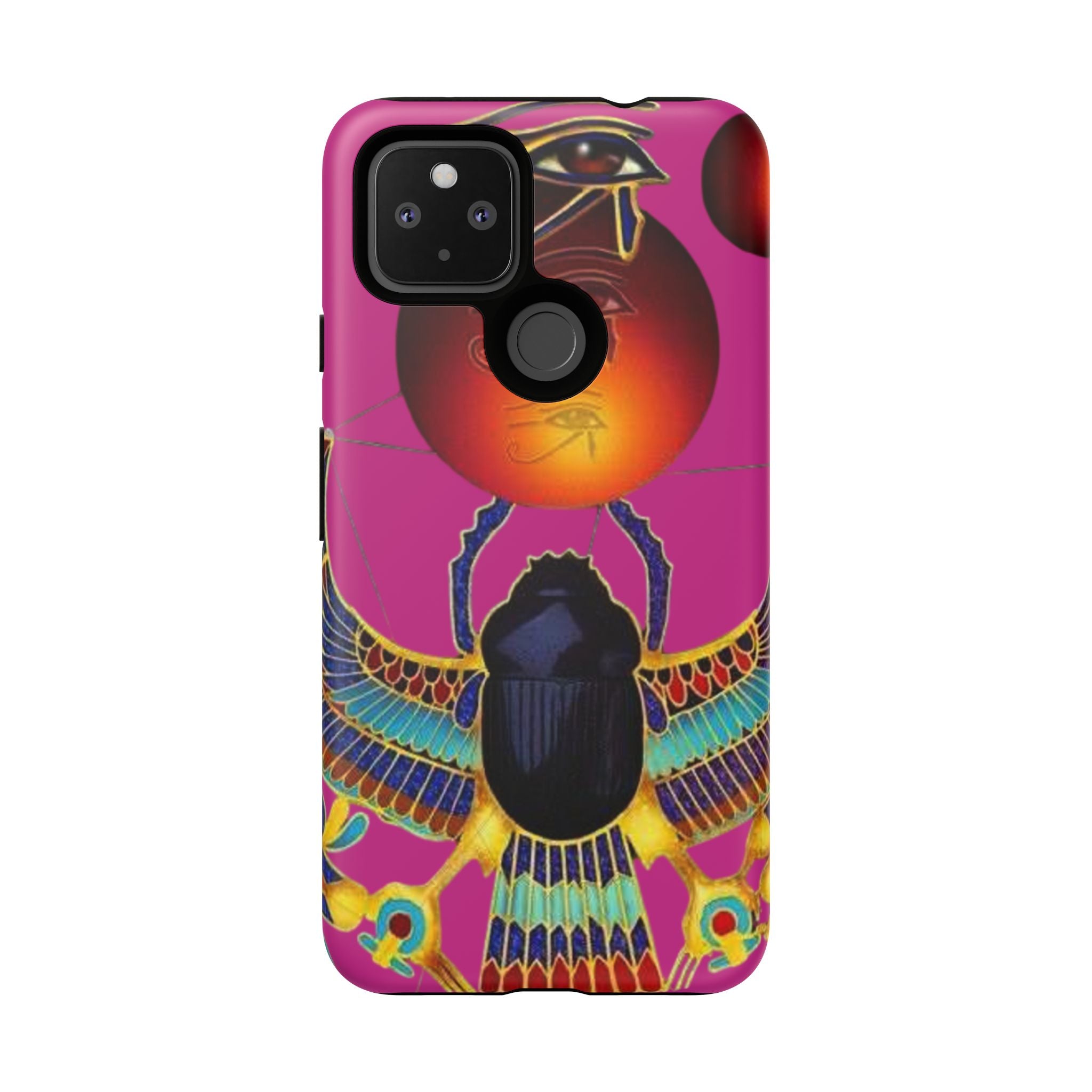 Vibrant Phone Case with Egyptian Inspired Design, Durable Phone Cover, Unique Gift for Her, Artful Accessory for Everyday Use