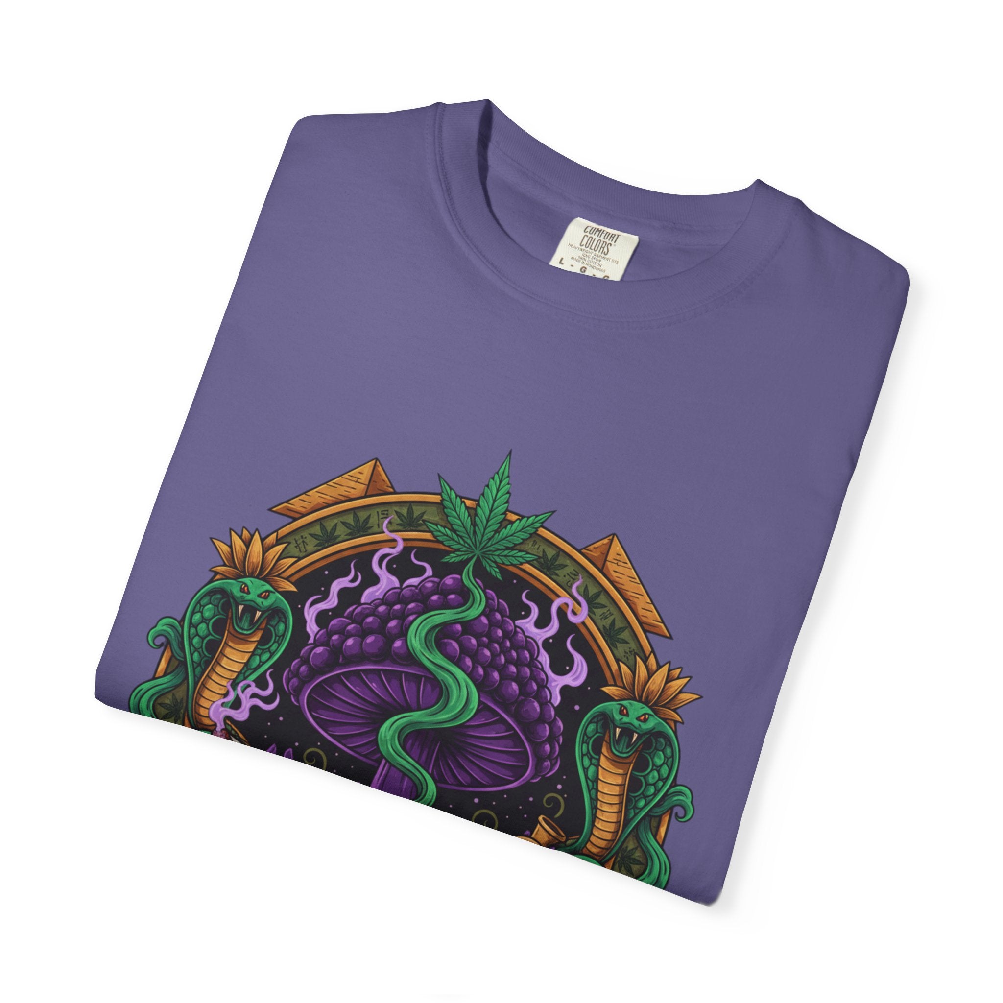 Ancient High T-Shirt — Mystical Snake & Egyptian Scarab Graphic Tee
