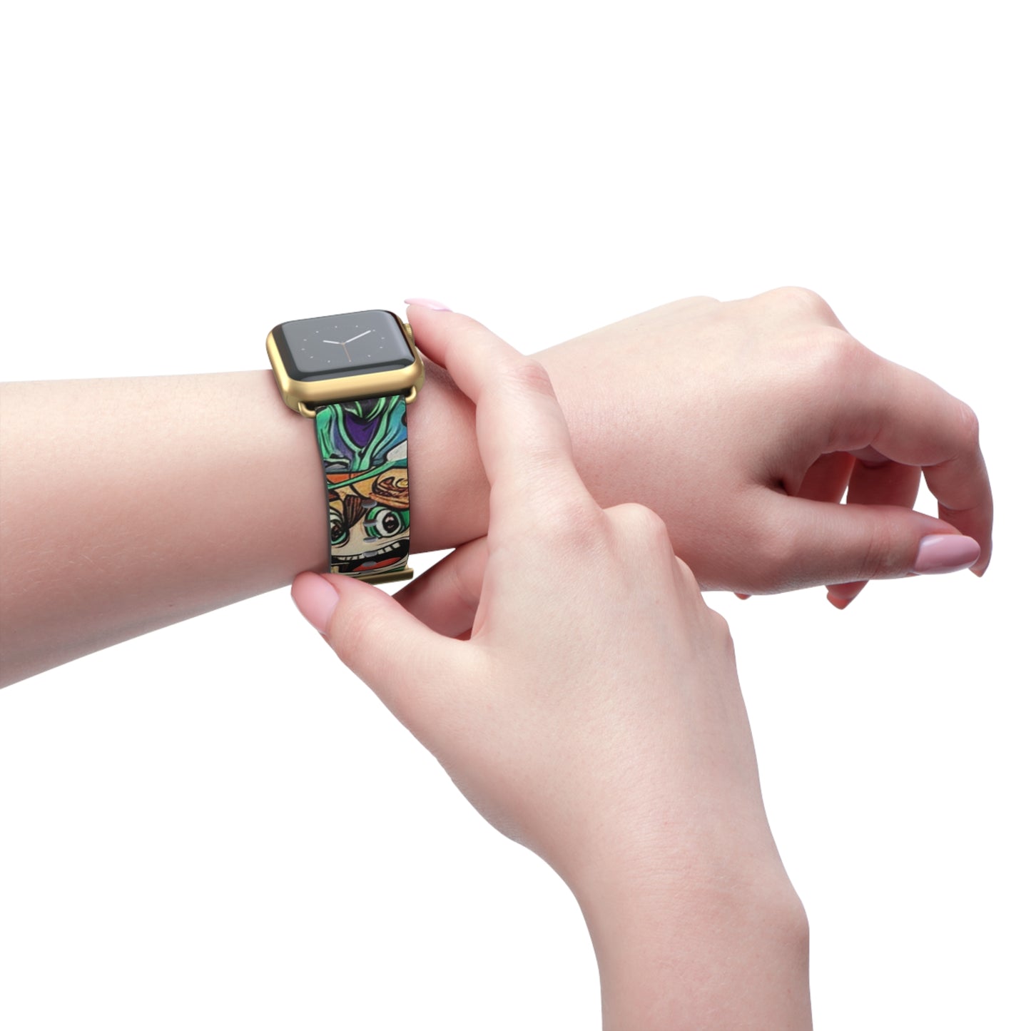 Whimsical Watch Band for Fun-Loving Souls | Colorful Art Band, Unique Gift, Festival Accessory, Fashion Statement, Holiday Present