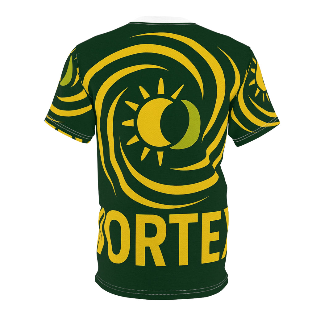 Vortex Unisex Cut & Sew🔖 Tee, Stylish Graphic Tee for Summer, Eclectic Fashion, Unique Gift, Casual Wear, Trendy Statement Shirt