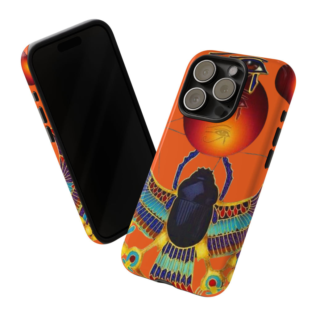 Egyptian-Inspired Phone Case, Tough Phone Cover, Unique Protective Case, Gift for Her, Vibrant Egyptian Art
