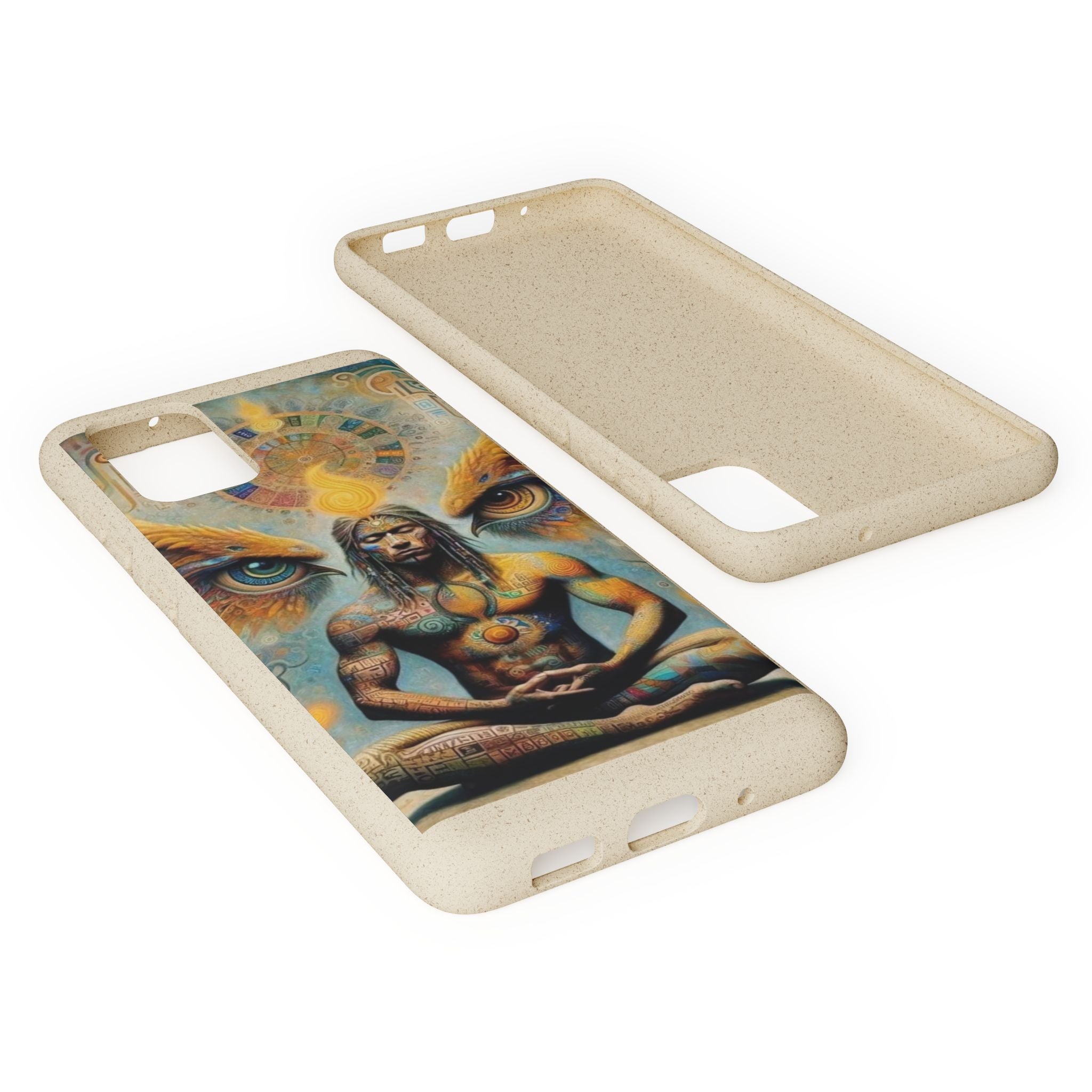 Eco-Friendly Biodegradable Phone Case with Spiritual Design