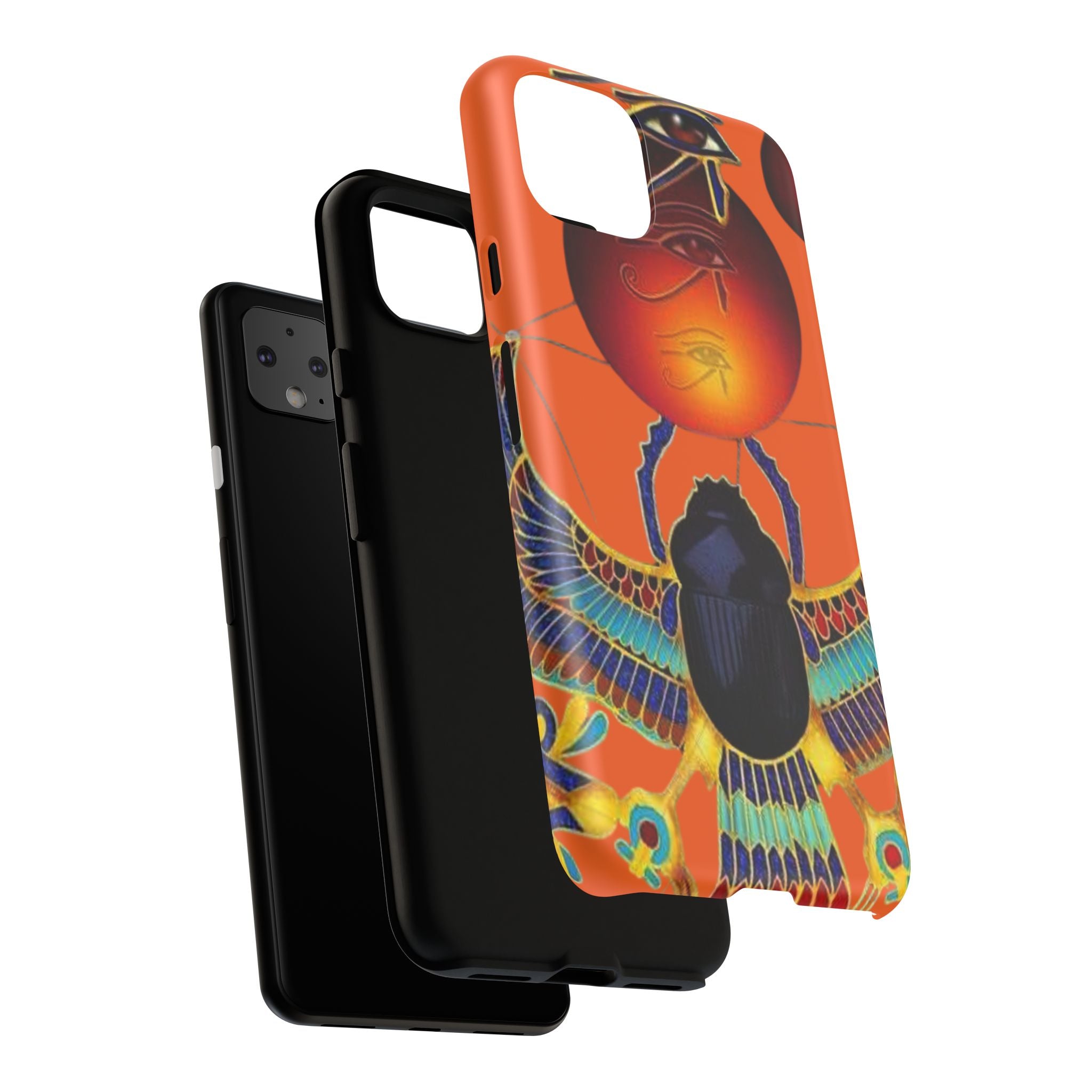 Egyptian-Inspired Phone Case, Tough Phone Cover, Unique Protective Case, Gift for Her, Vibrant Egyptian Art