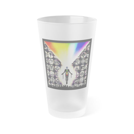 Frosted Pint Glass, 16oz