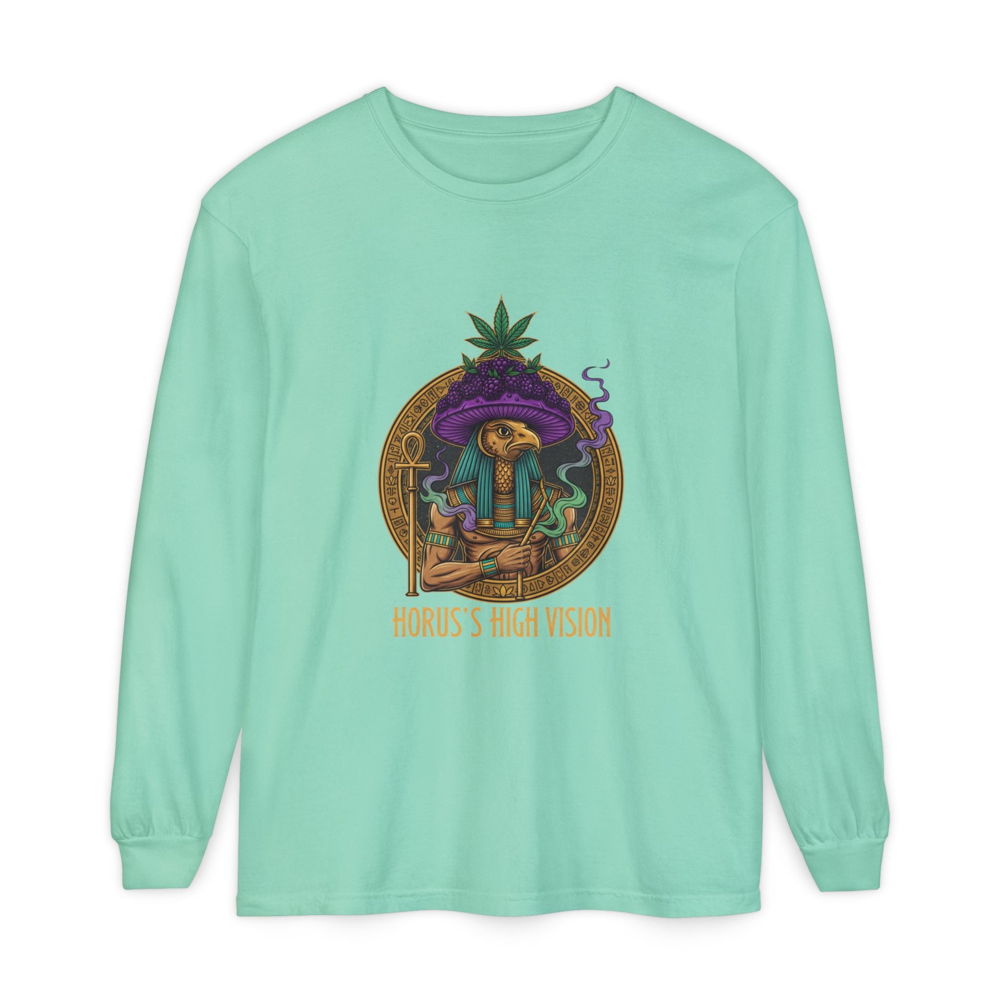 Unisex Garment-dyed Long Sleeve T-Shirt