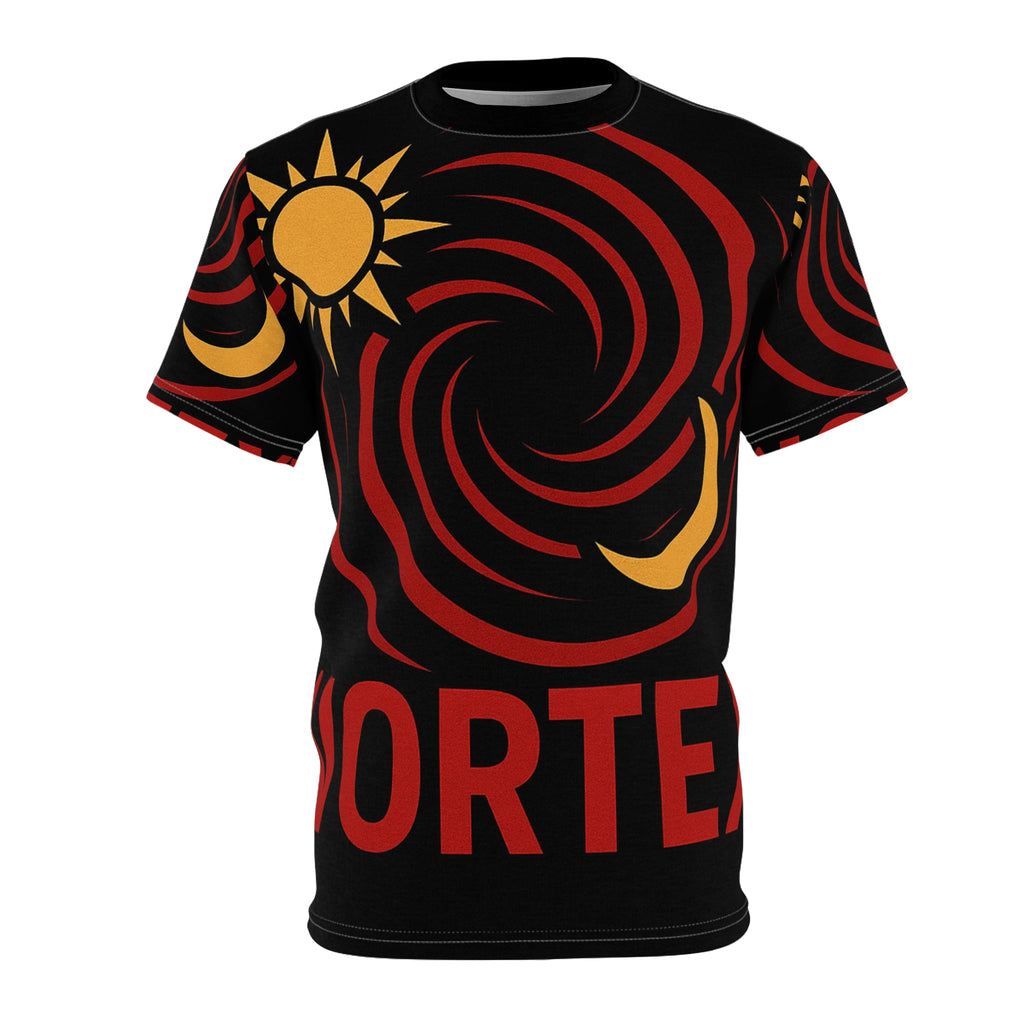 Vortex Unisex Cut & Sew Tee🔖 - Spirited Graphic T-Shirt for Festivals, Casual Wear, Gift for Friends, Summer Fun, Unisex Fashion