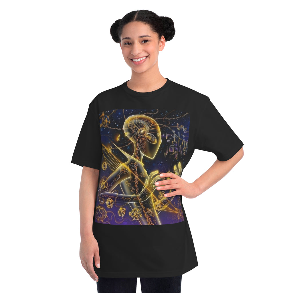 Cosmic Vibes T-Shirt - Alien👽🛸🔖 Design, Unisex Tee, Music Festival Shirt, Gifts for Space Lovers, Casual Wear, Unique Art T-Shirt