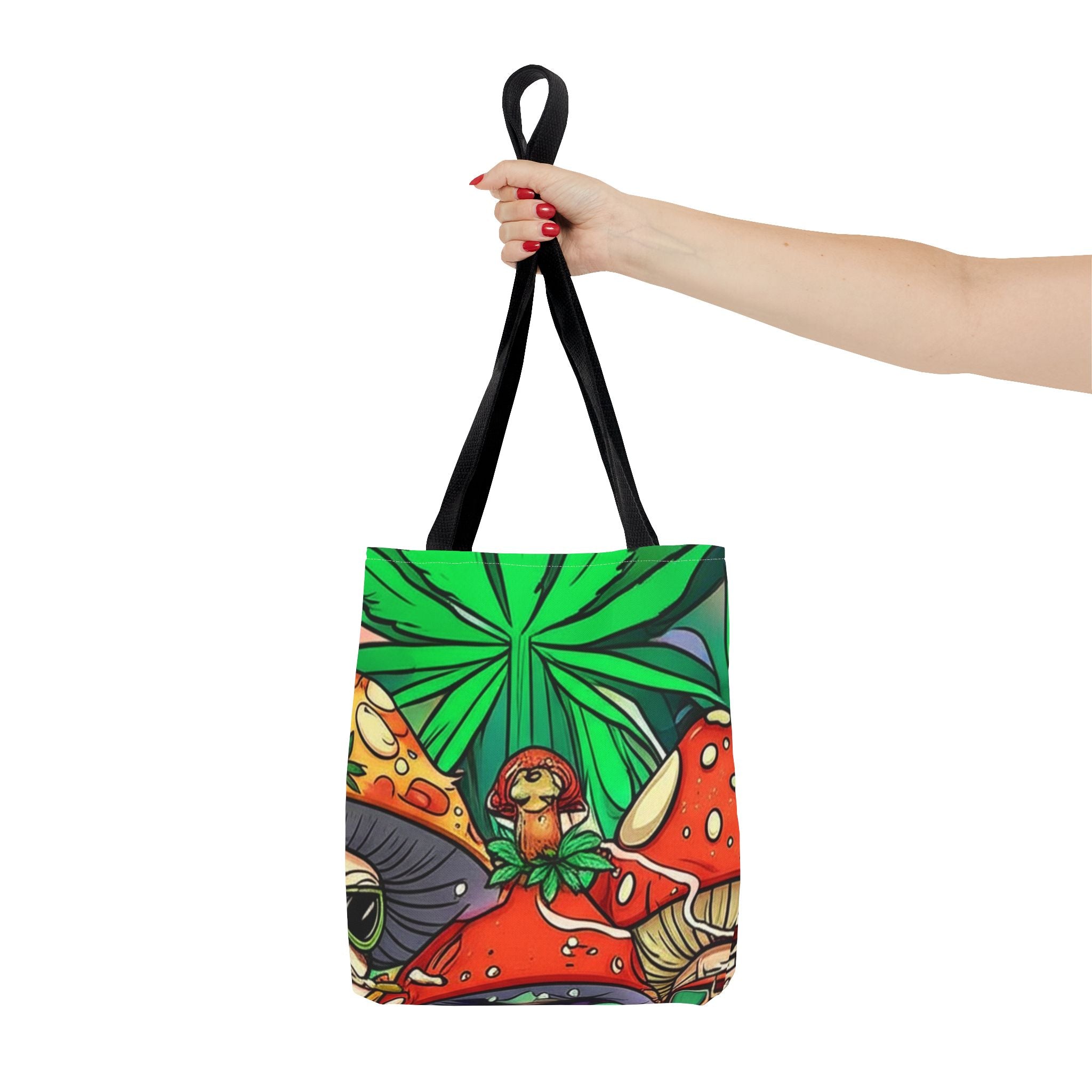Colorful Cartoon Tote Bag - Quirky Design for Everyday Use, Eco-Friendly Shopping Bag, Perfect Gift for Art Lovers & Festivals