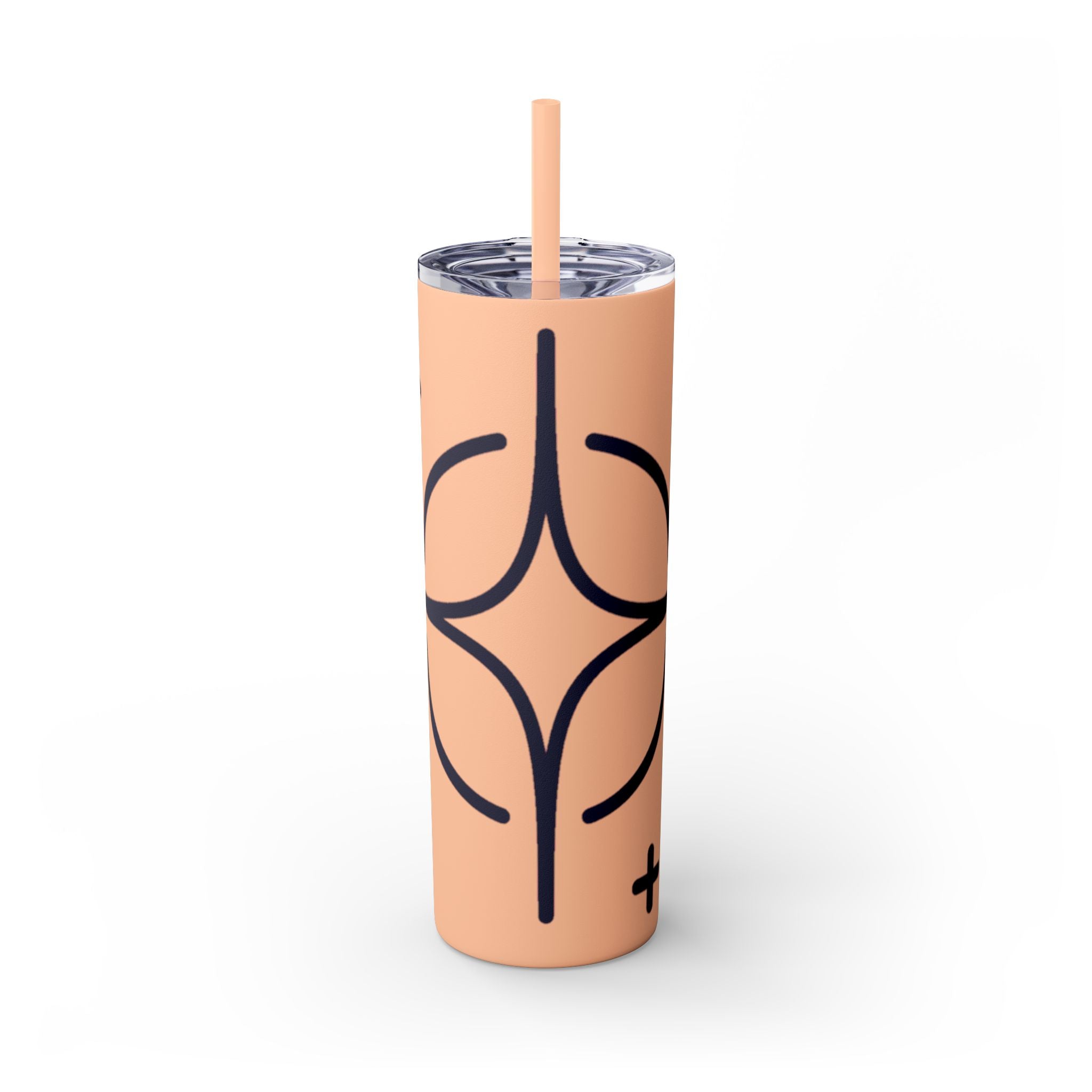 Skinny Tumbler with Straw, 20oz
