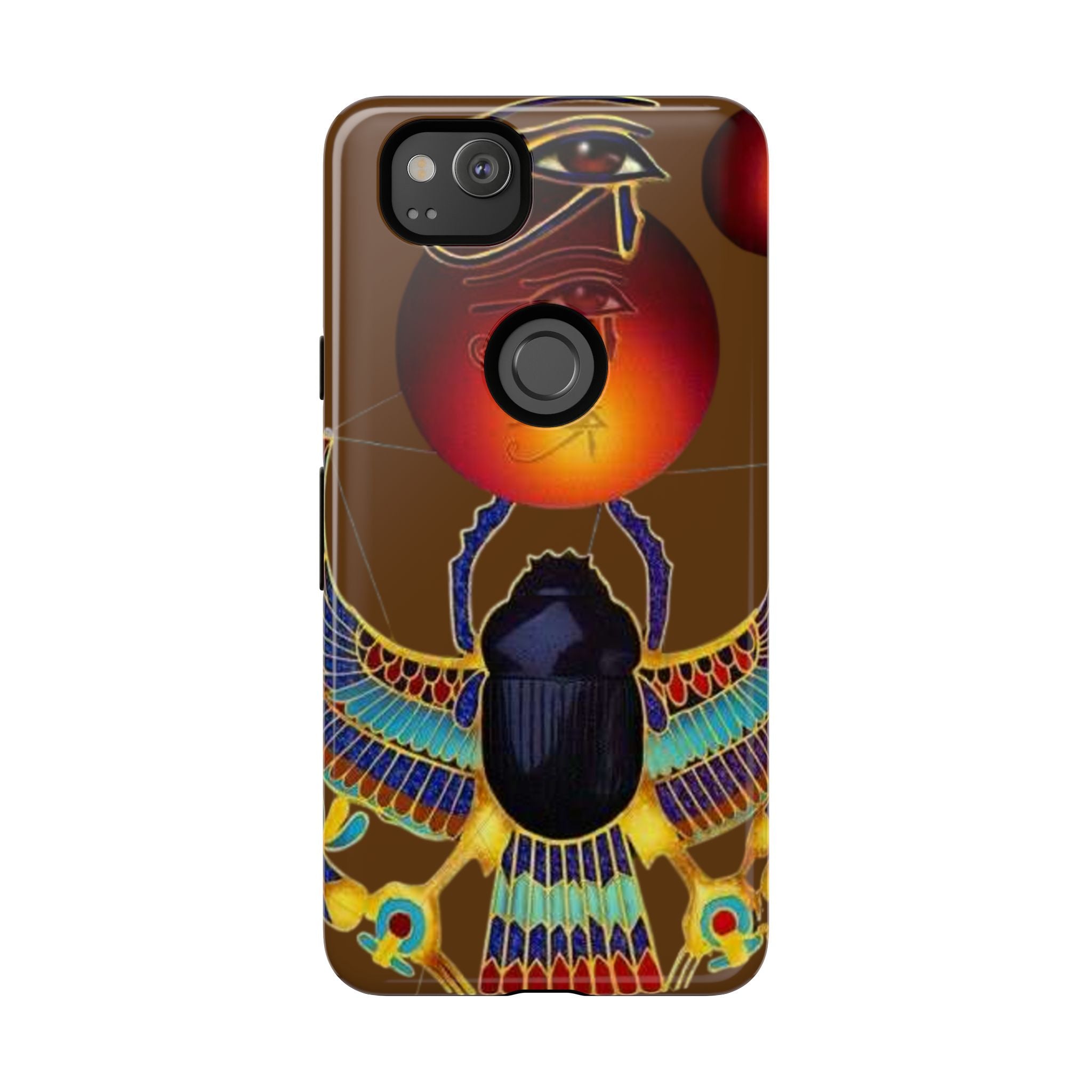 Egyptian Scarab Phone Case | Tough Cases for Unique Style, Protective Cases, Artistic Phone Covers, Gifts for Art Lovers