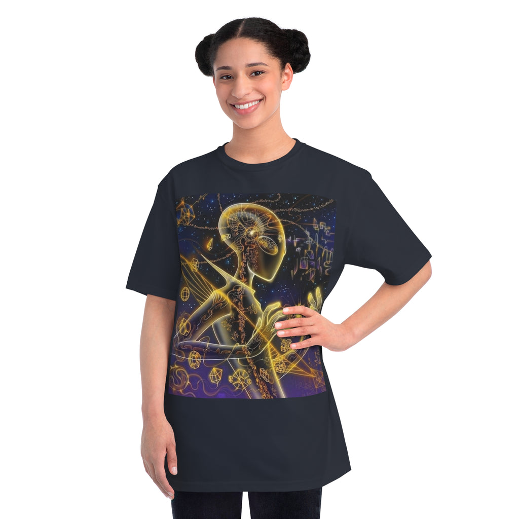 Cosmic Vibes T-Shirt - Alien👽🛸🔖 Design, Unisex Tee, Music Festival Shirt, Gifts for Space Lovers, Casual Wear, Unique Art T-Shirt