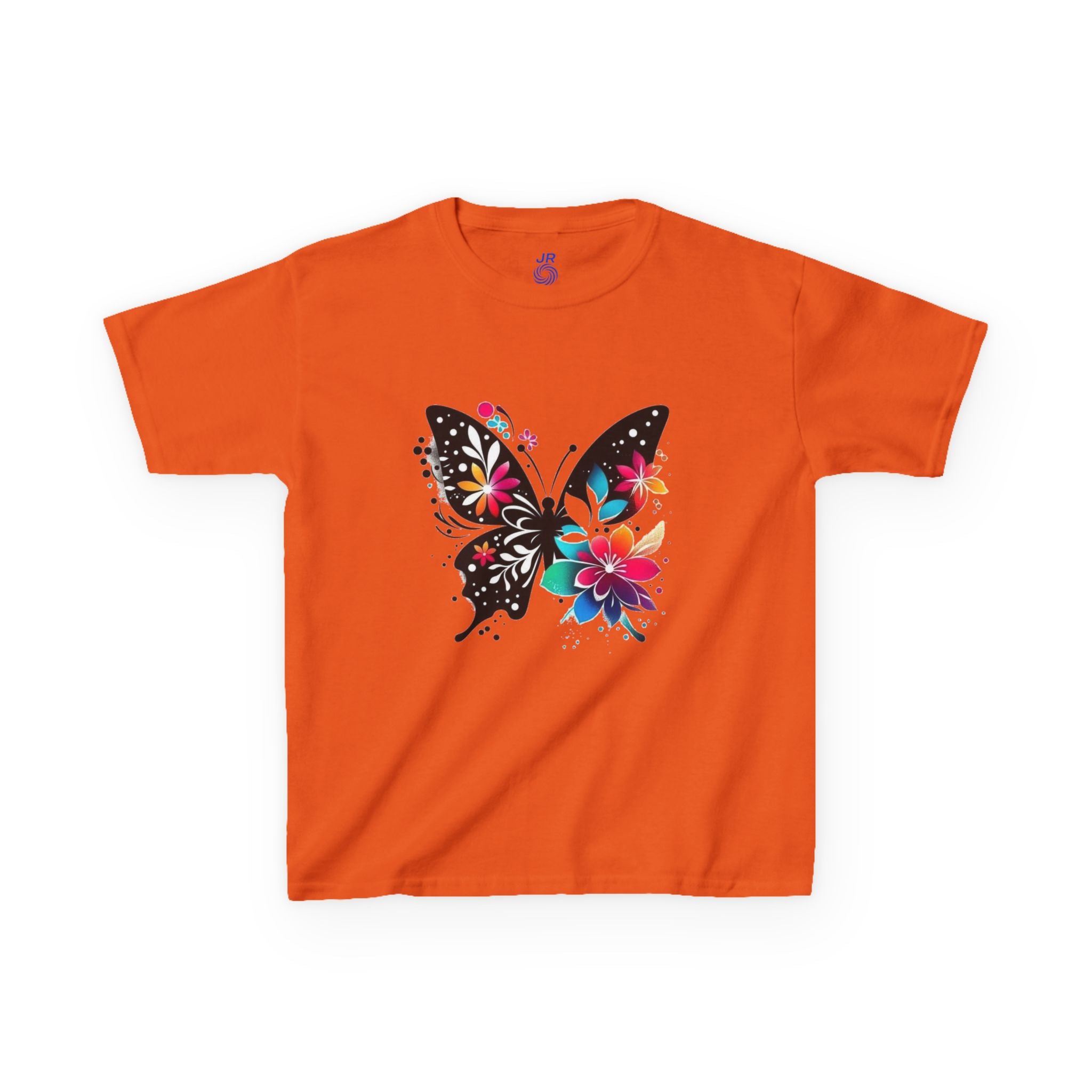Colorful Butterfly Kids T-Shirt, Fun Summer Tee, Gift for Kids, Cute Butterfly Design, Toddler Summer Apparel, Artful Kids Wear