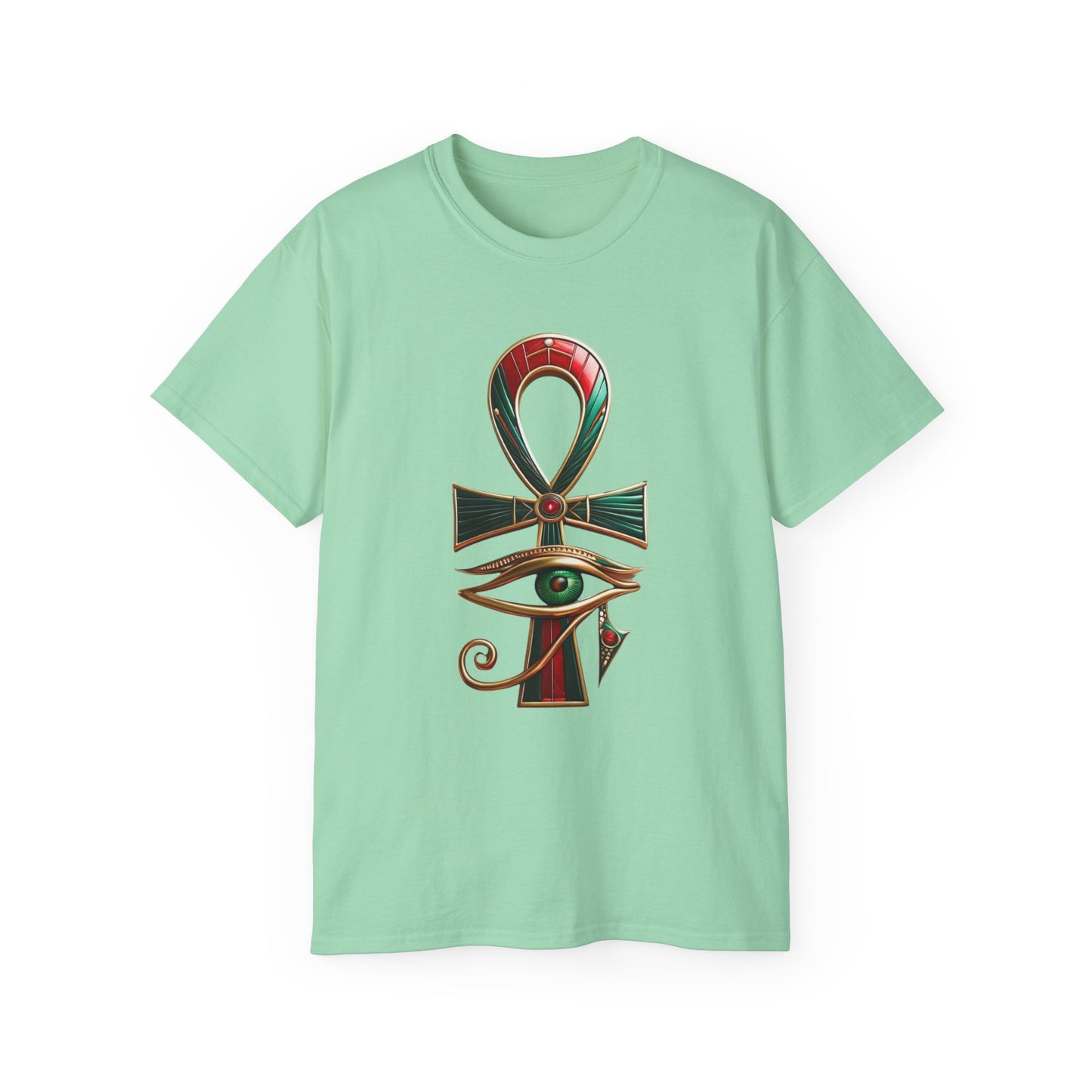 Vintage Egyptian Symbol Tee, Casual Unisex Shirt, Gifts for Historians, Unique Statement Tee, Festival Wear