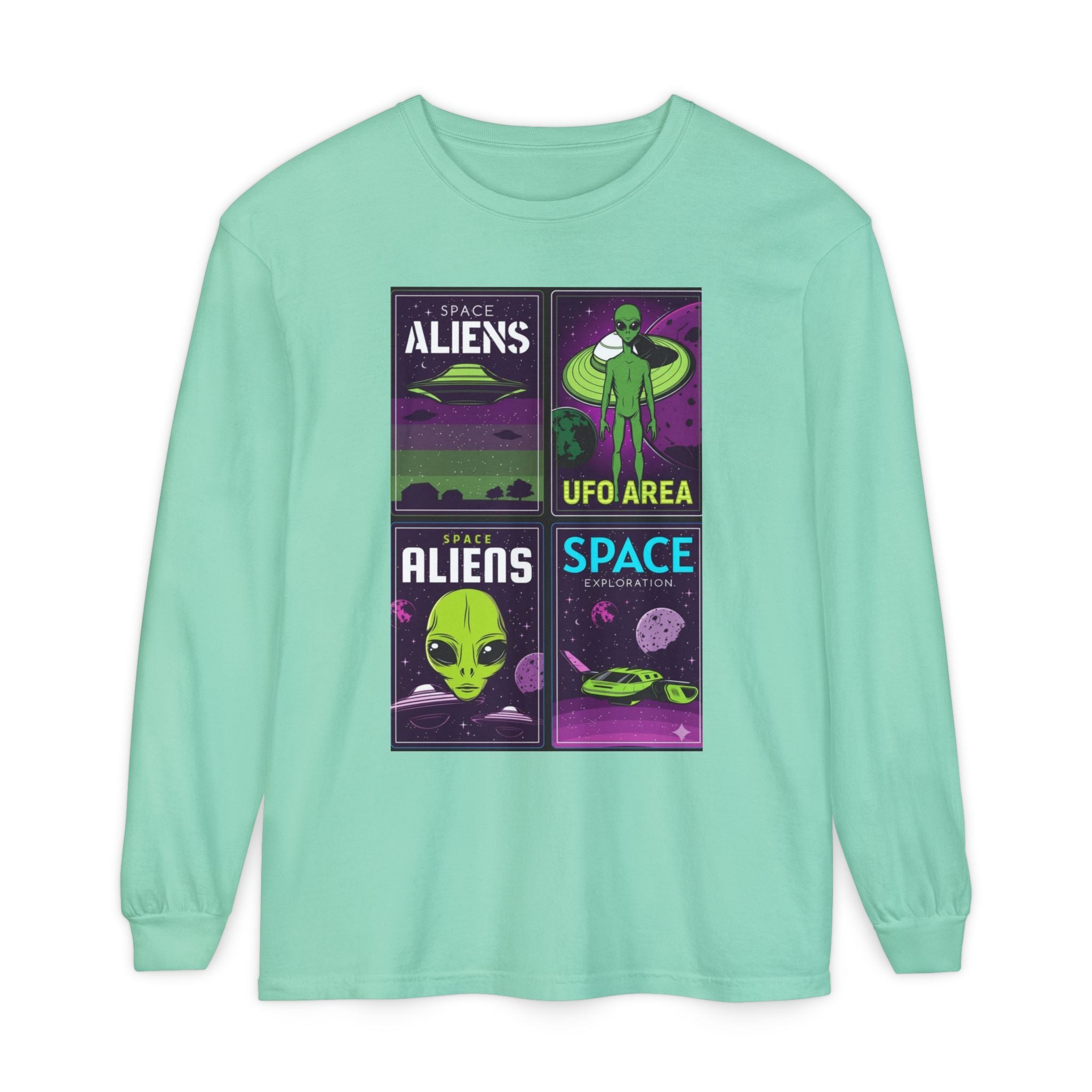 Unisex Garment-dyed Long Sleeve T-Shirt