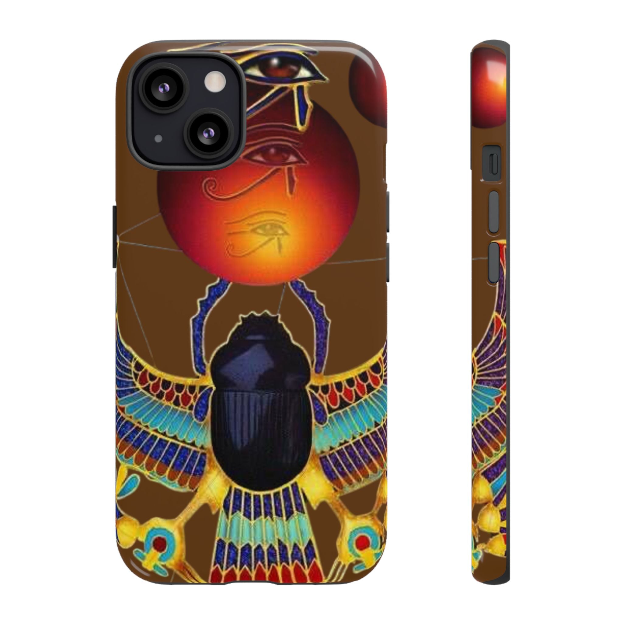 Egyptian Scarab Phone Case | Tough Cases for Unique Style, Protective Cases, Artistic Phone Covers, Gifts for Art Lovers