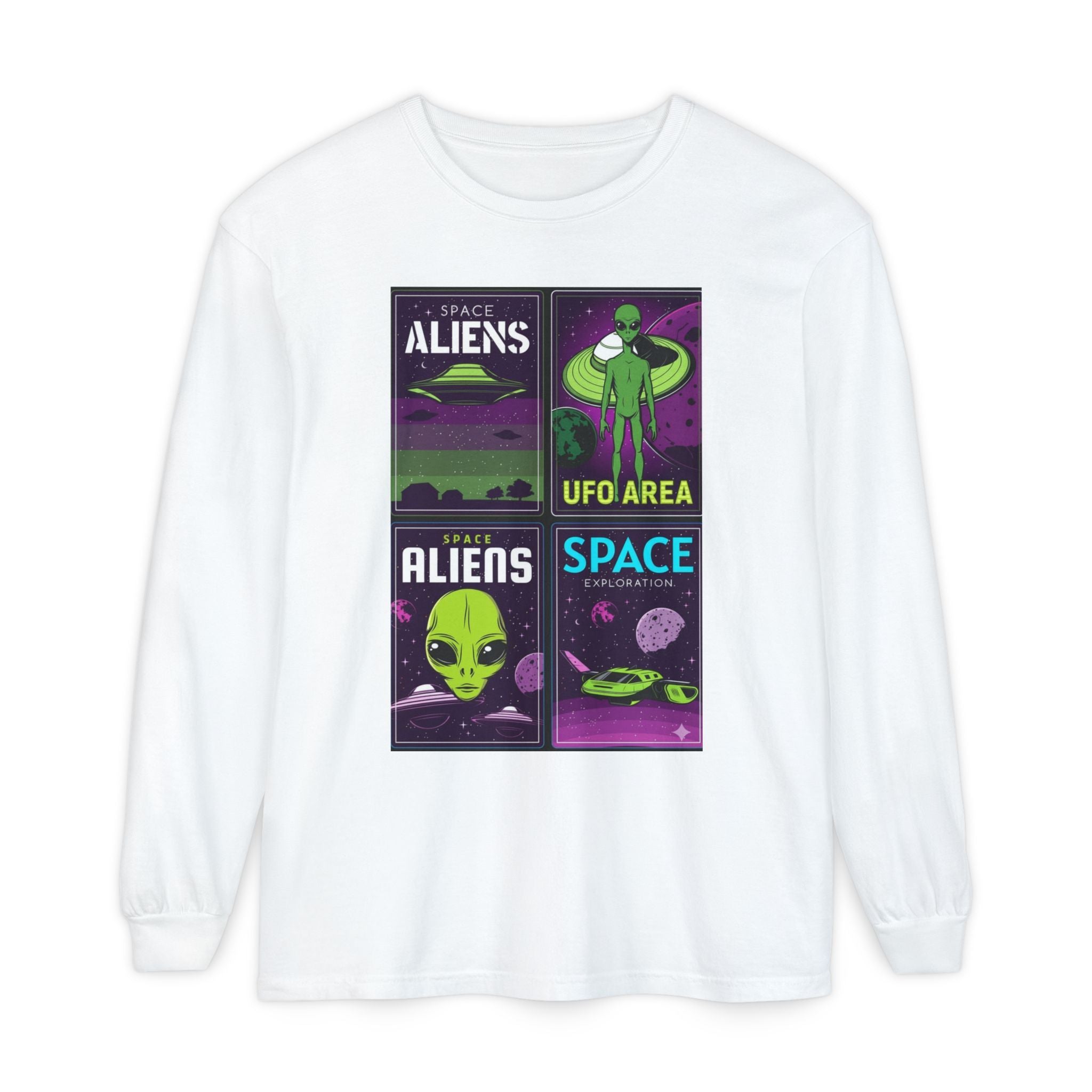 Unisex Garment-dyed Long Sleeve T-Shirt