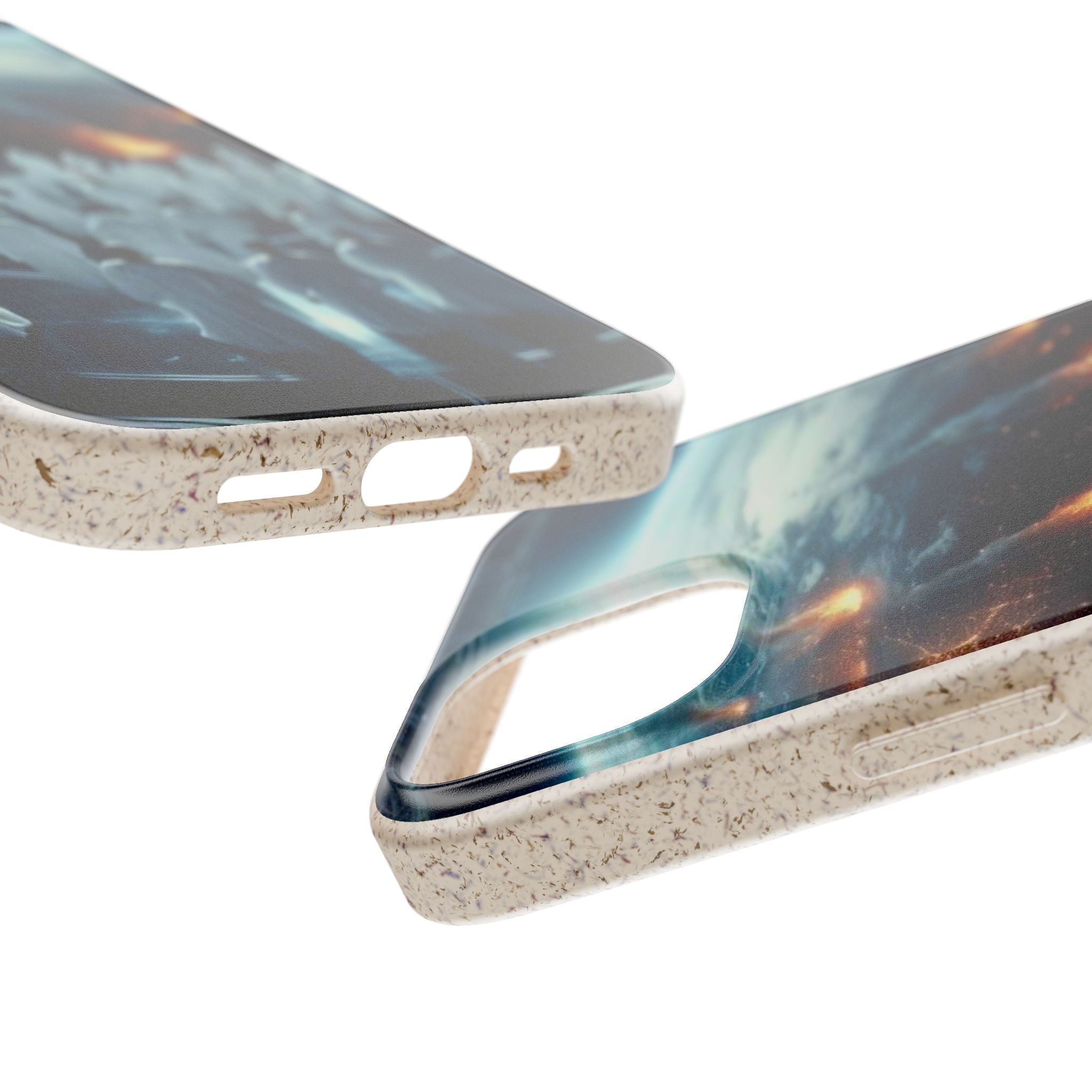 Galactic Gathering Biodegradable Phone Case - Eco-Friendly Cosmic Design