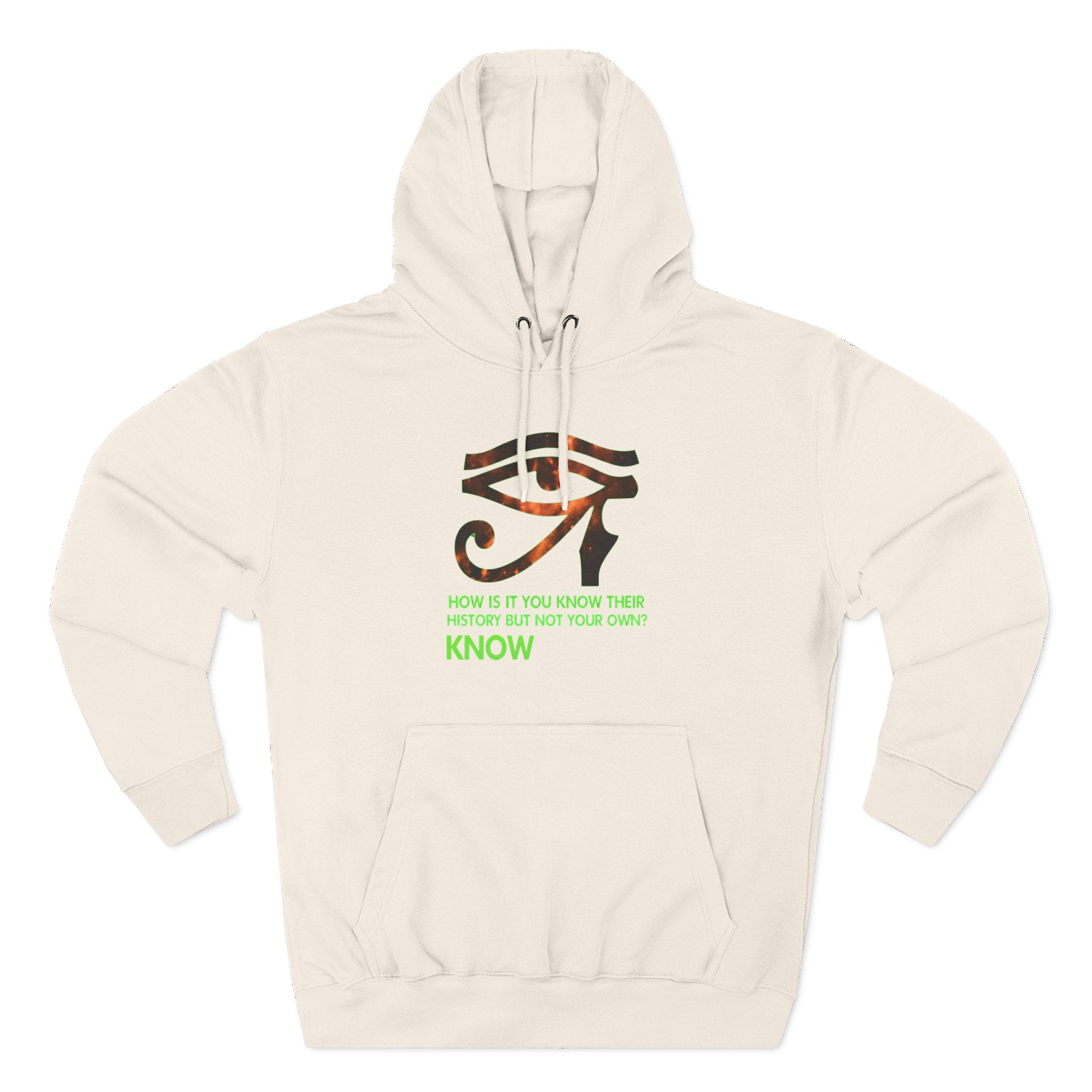 Three-Panel Fleece Hoodie