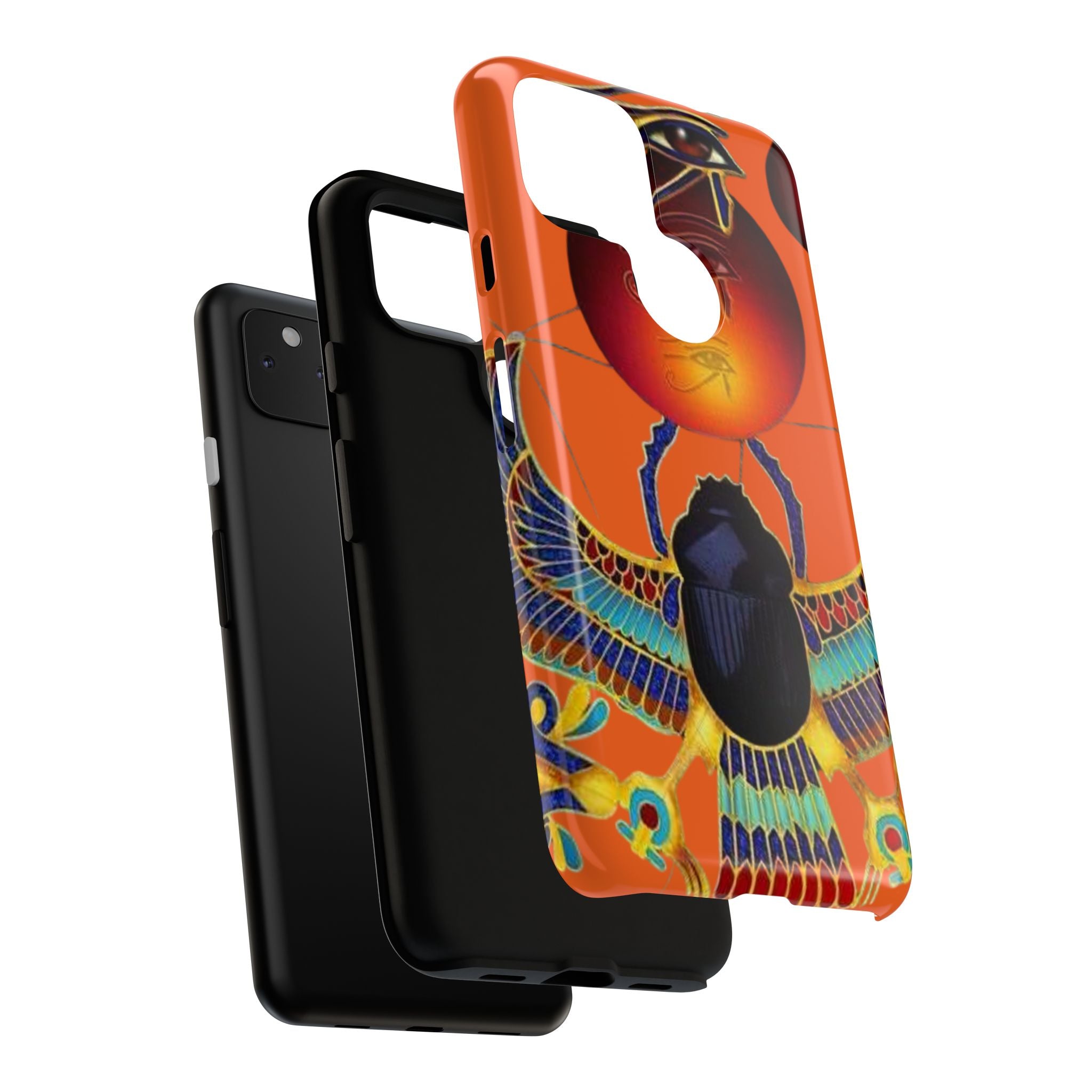 Egyptian-Inspired Phone Case, Tough Phone Cover, Unique Protective Case, Gift for Her, Vibrant Egyptian Art