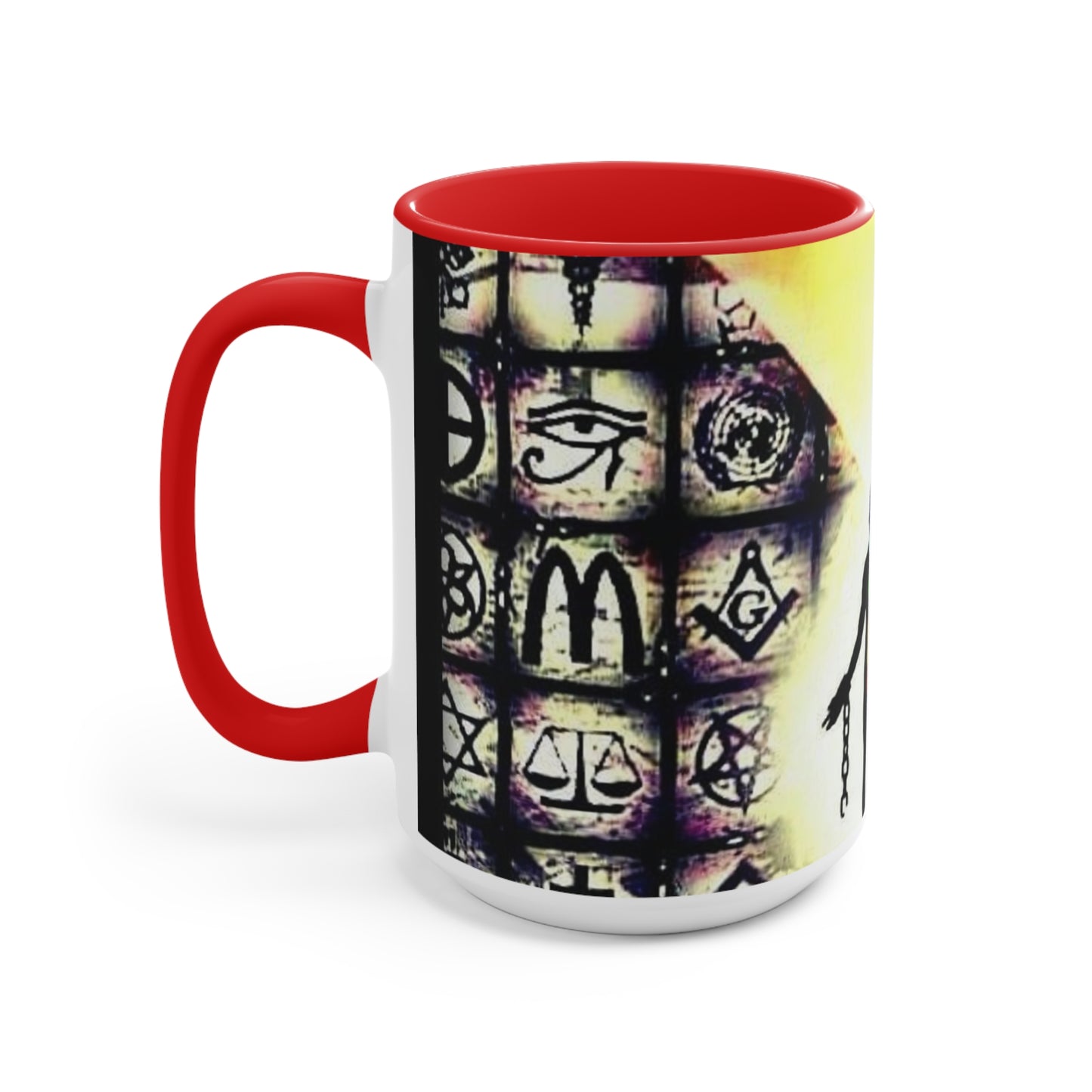 Mystical Accent Mugs - Chakra and Symbol Design for Spiritual Awakening