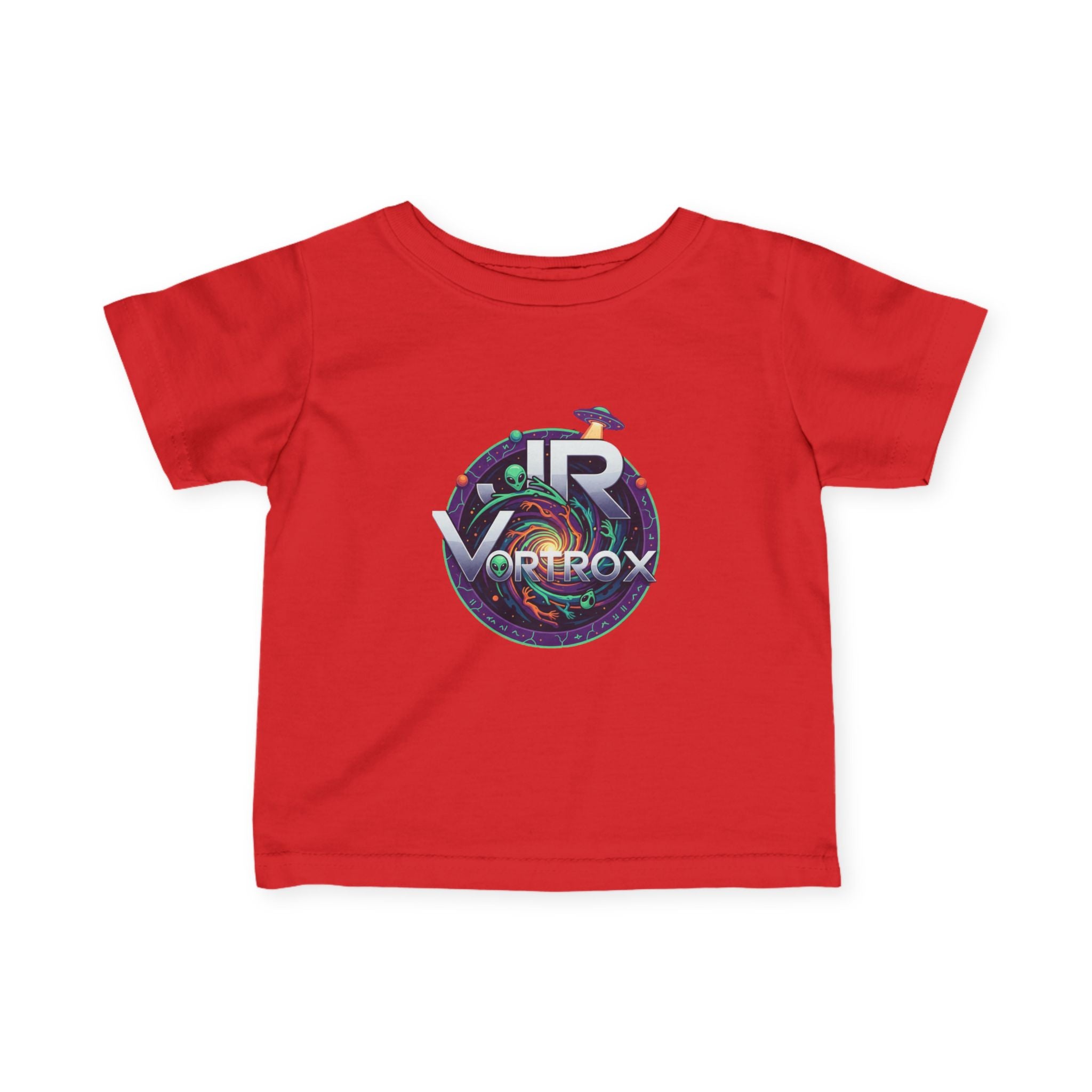 Colorful Infant Fine Jersey Tee with VORTROX Design - Perfect for Playtime, Gifts, Birthdays, Everyday Wear