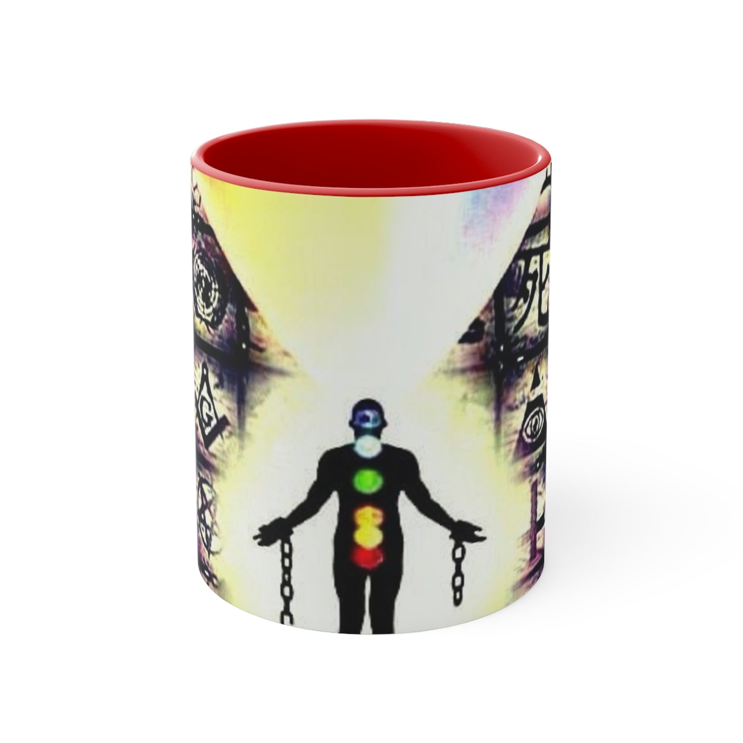 Mystical Accent Mugs - Chakra and Symbol Design for Spiritual Awakening